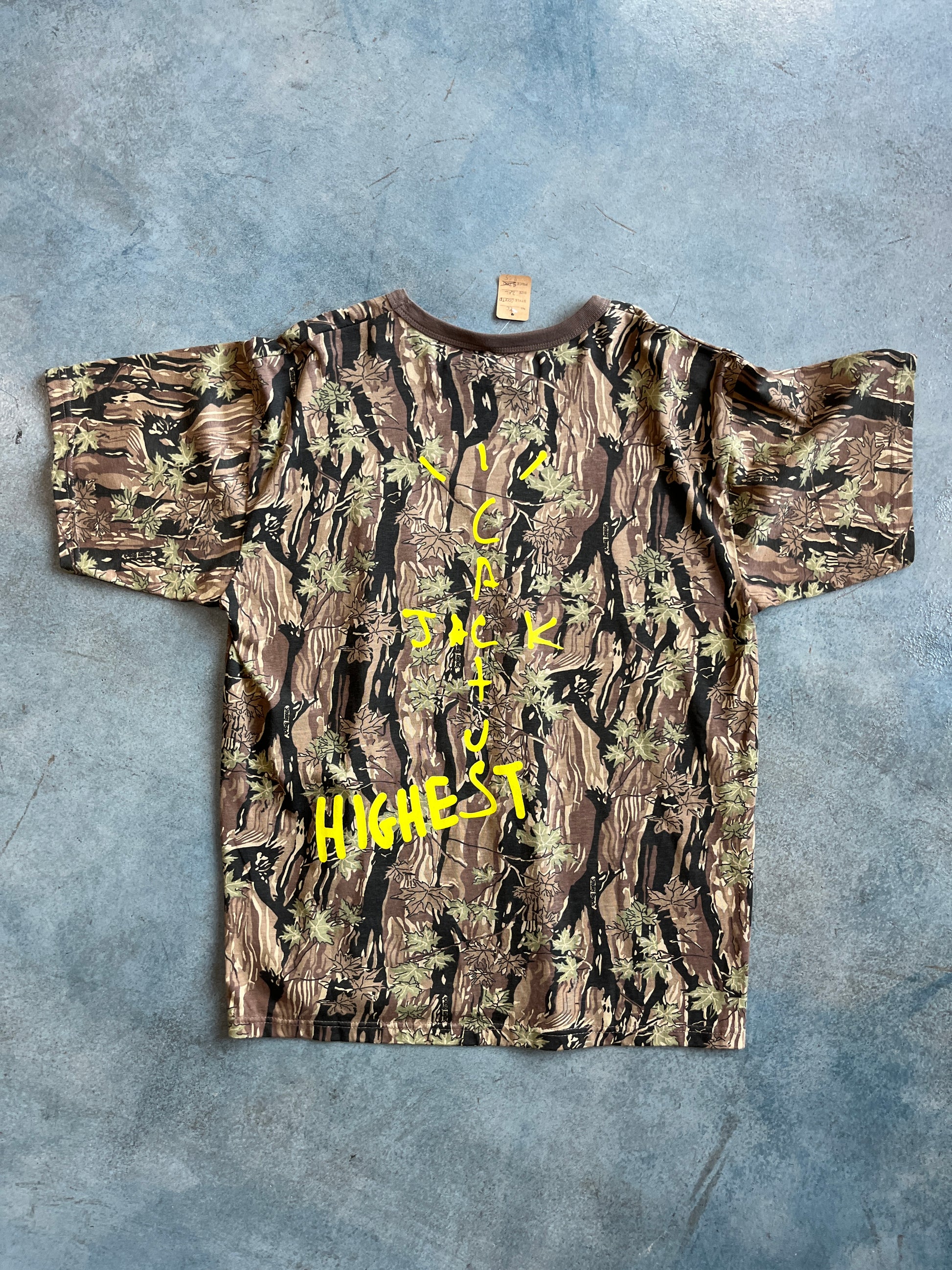 Jordan x Travis Scott Cactus Jack Highest in the Room Camo T-Shirt OTF