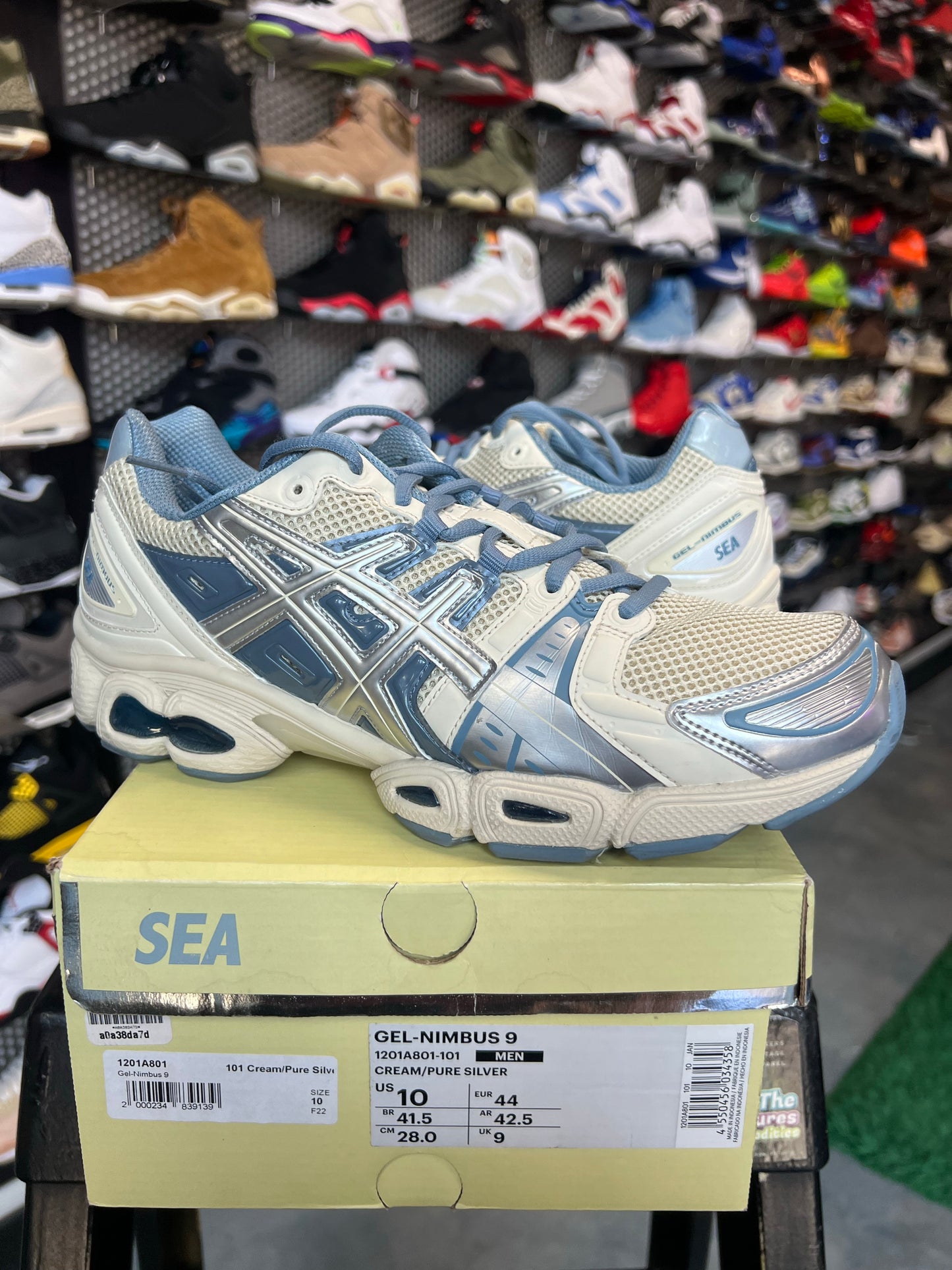 ASICS Gel-Nimbus 9 Wind And Sea Cream Blue
