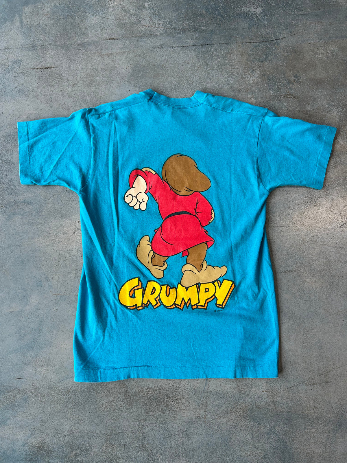 Disney Grumpy Blue Tee B59