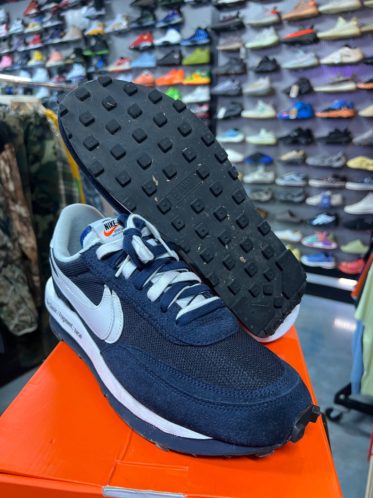 Nike LD Waffle SF sacai Fragment Blue Void