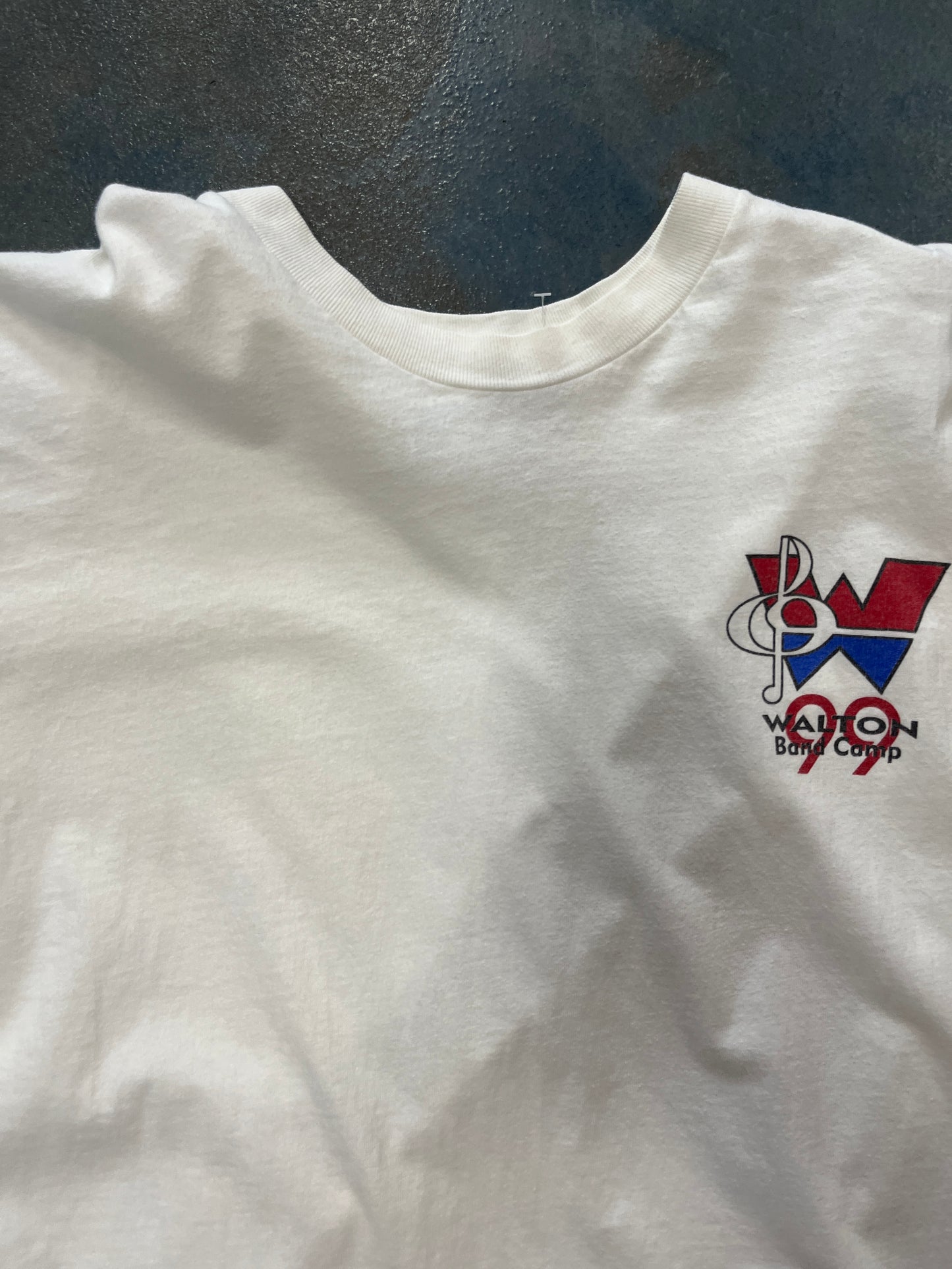 Vintage 89’ Back to the Future II Walton Band Camp White T-Shirt OTF