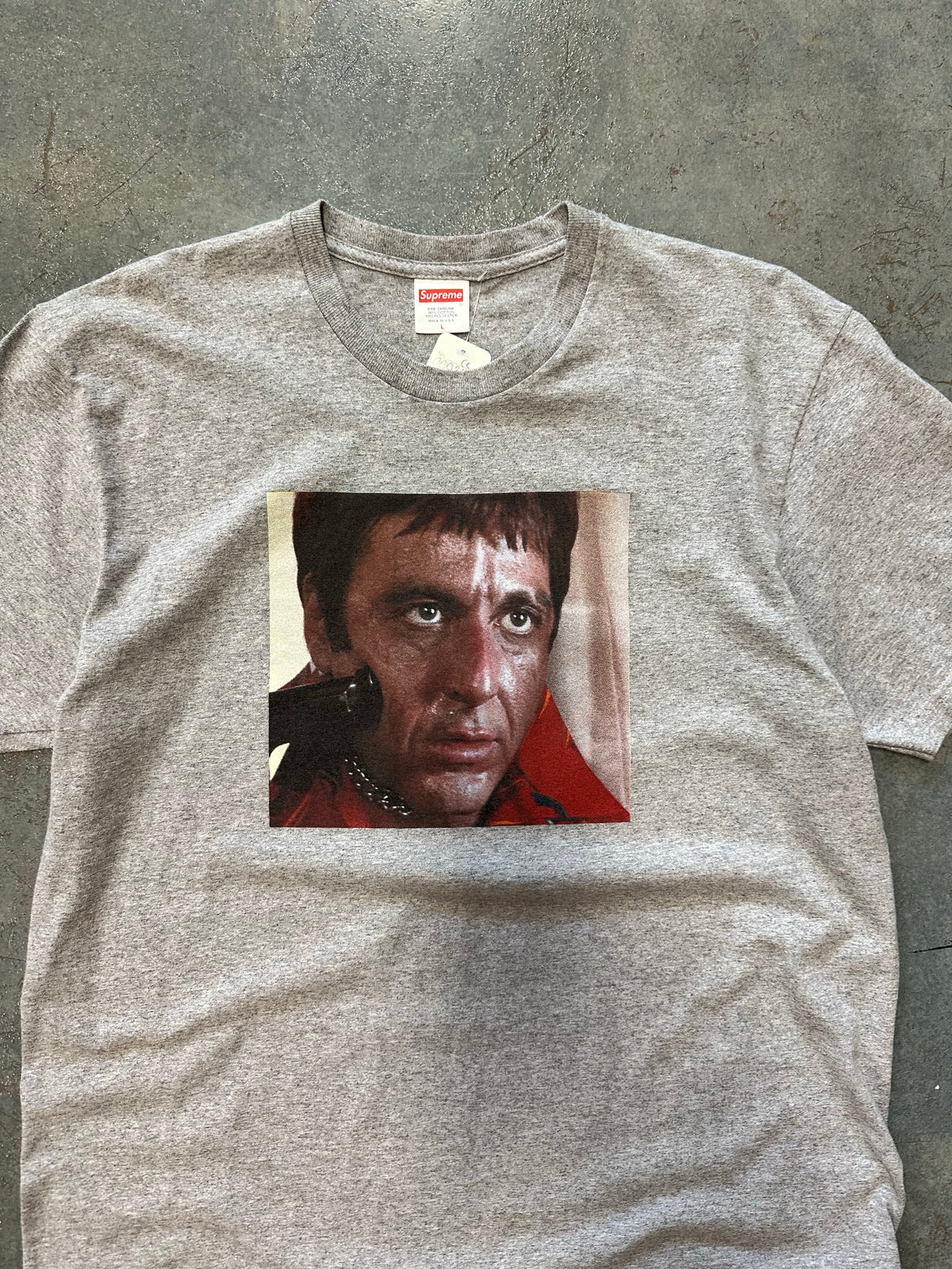 Supreme x Scarface Gray Tee