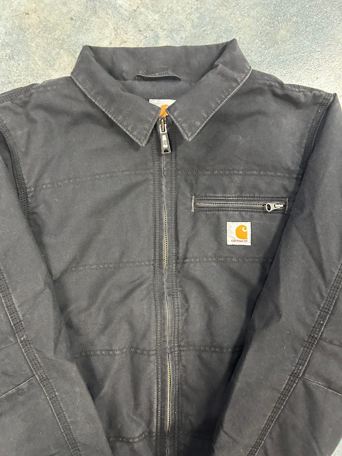 Vintage Carhartt Made In Mexico Black Jacket
