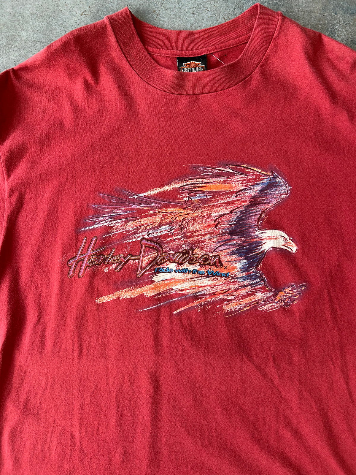 Harley Davidson Ride with the Wind eagle Tee OTF
