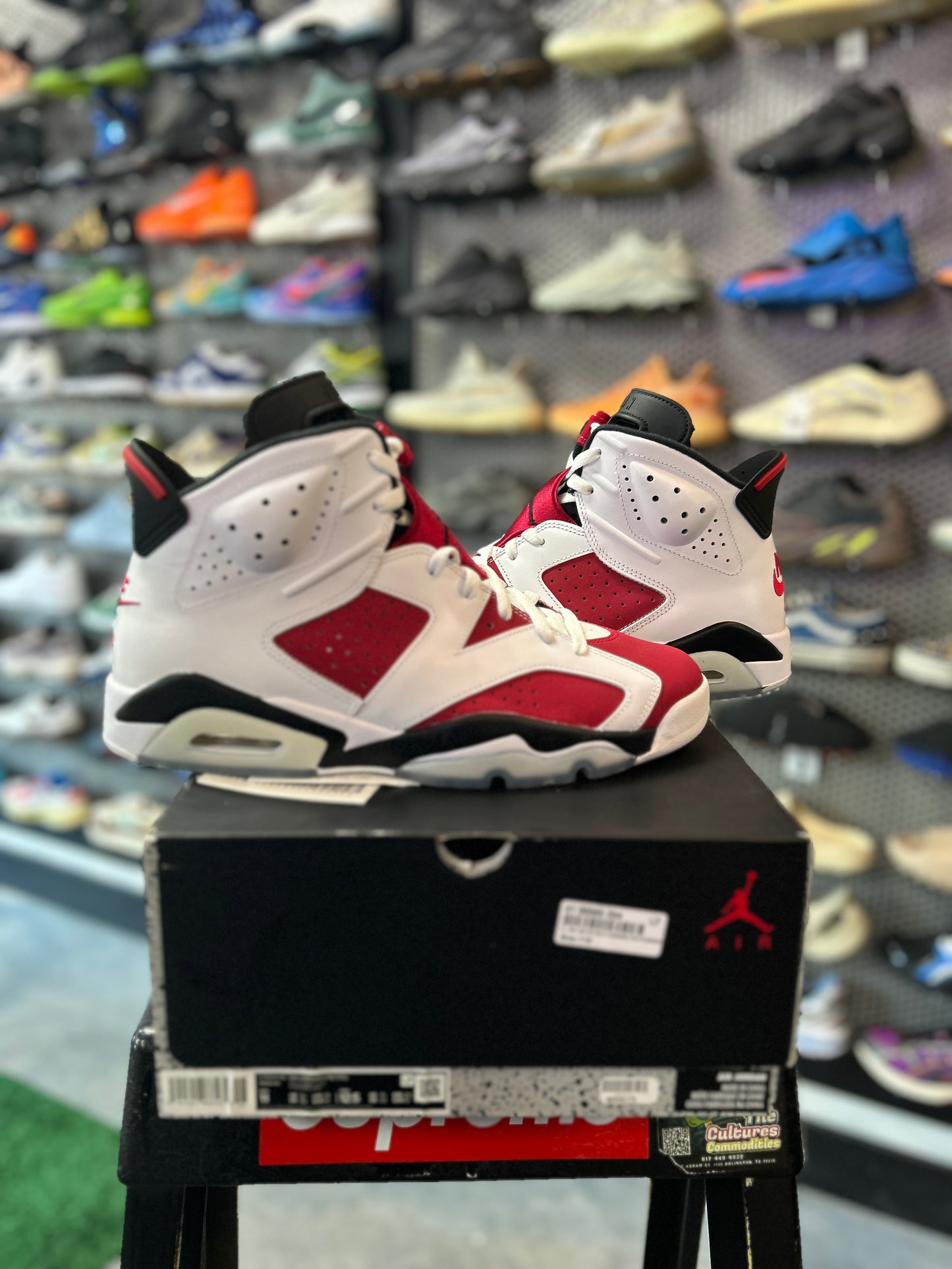 Jordan 6 Retro Carmine (2021) Tried On (