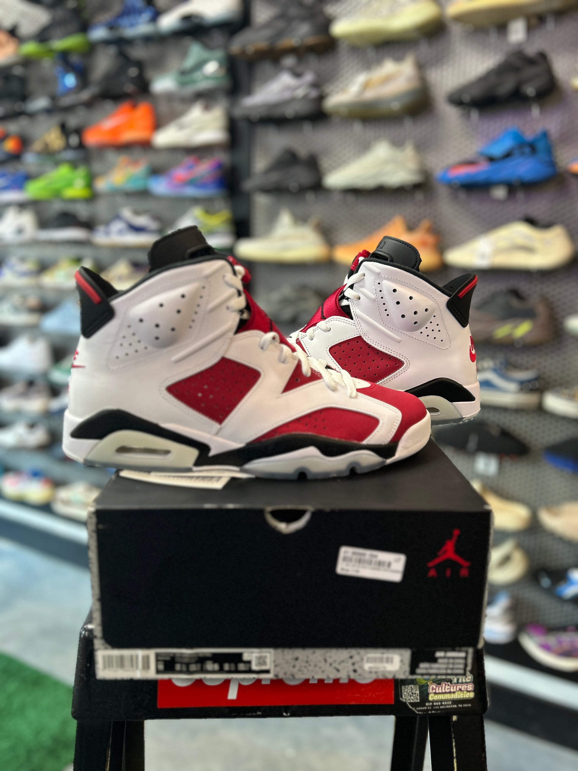 Jordan 6 Retro Carmine (2021) Tried On (