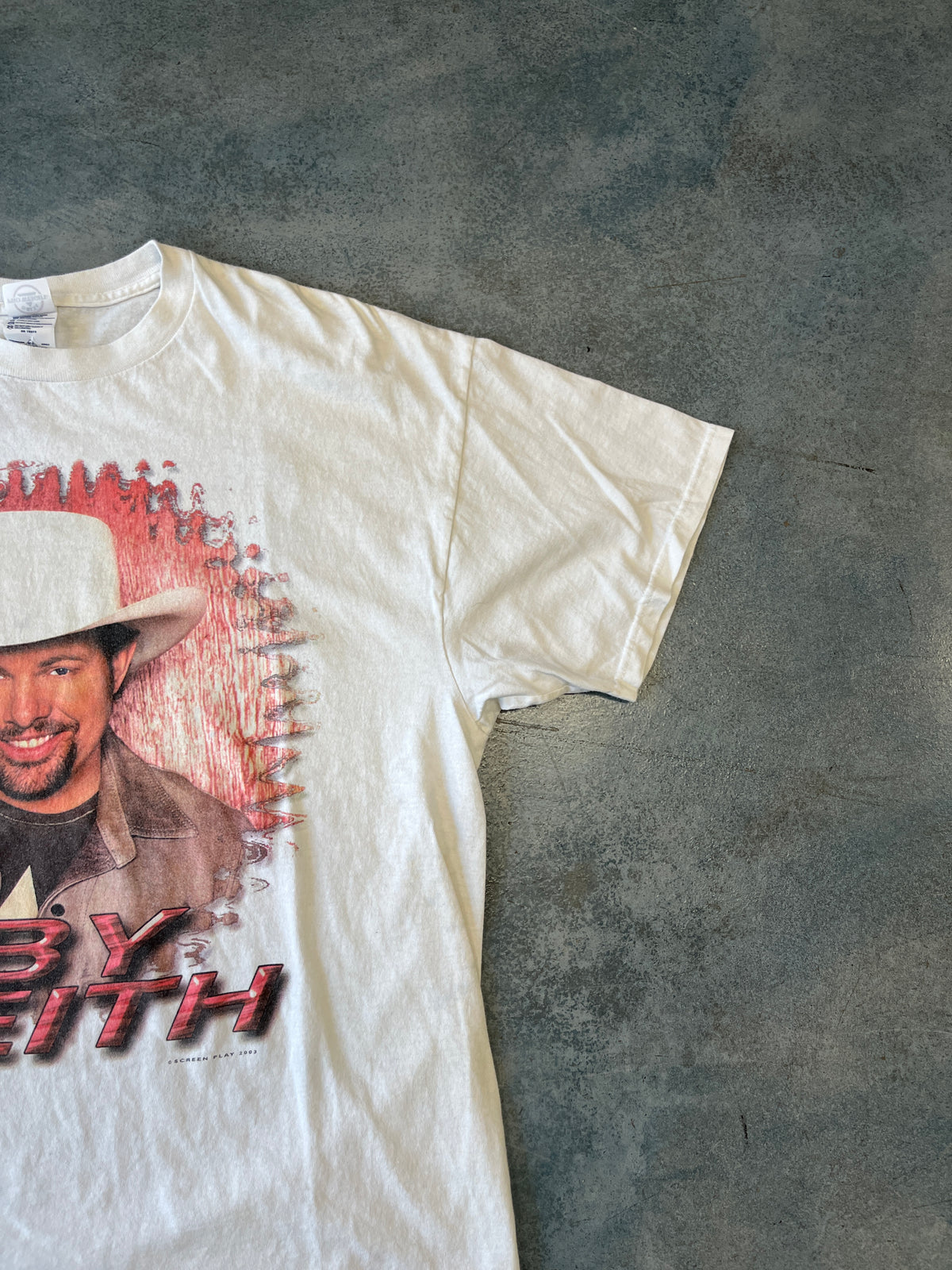Toby Keith White tee OTF (RA)