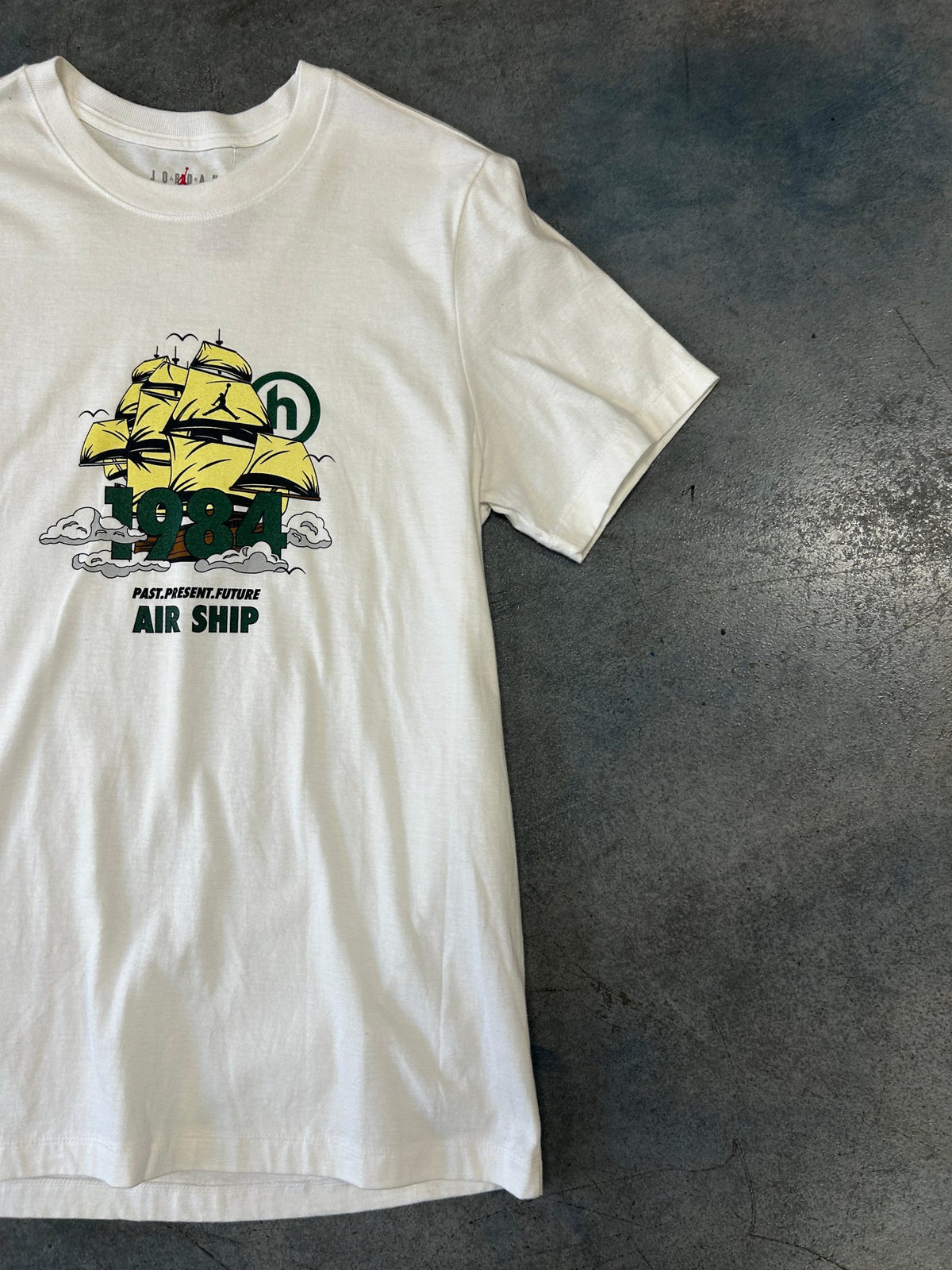1984 Air Ship Jordan x Hidden White Tee
