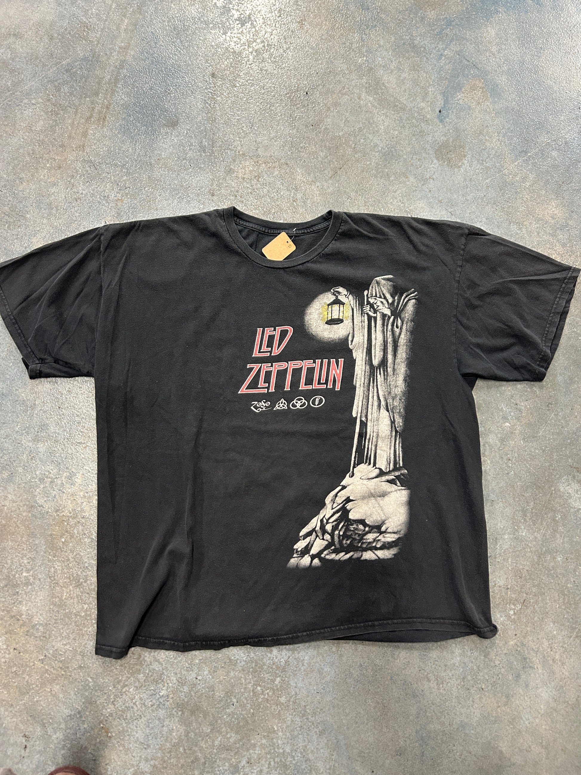 Led Zepplenin Black Tee (D) B61