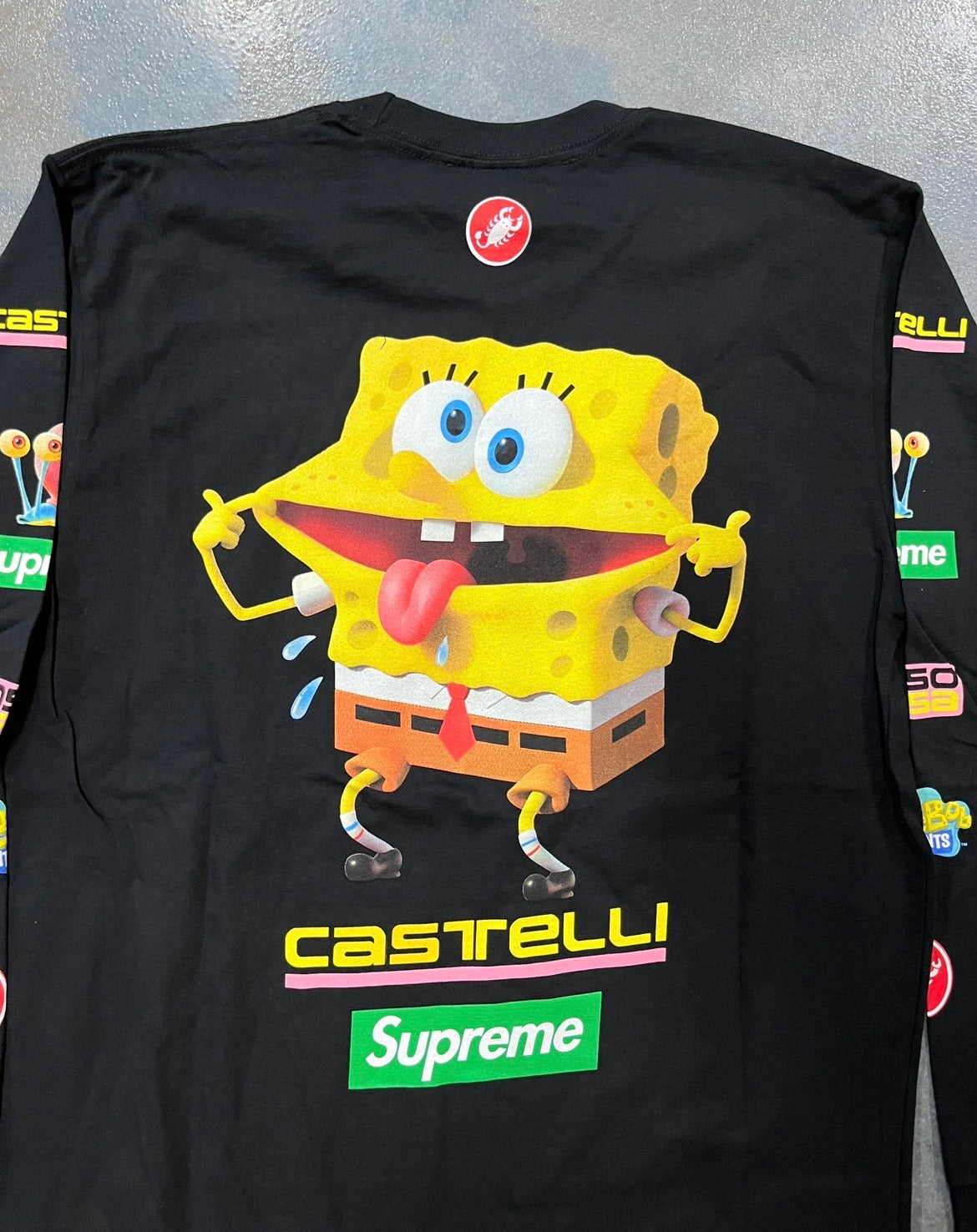 Supreme x Sponge Bob Castillo Black Tee OTF (YC)