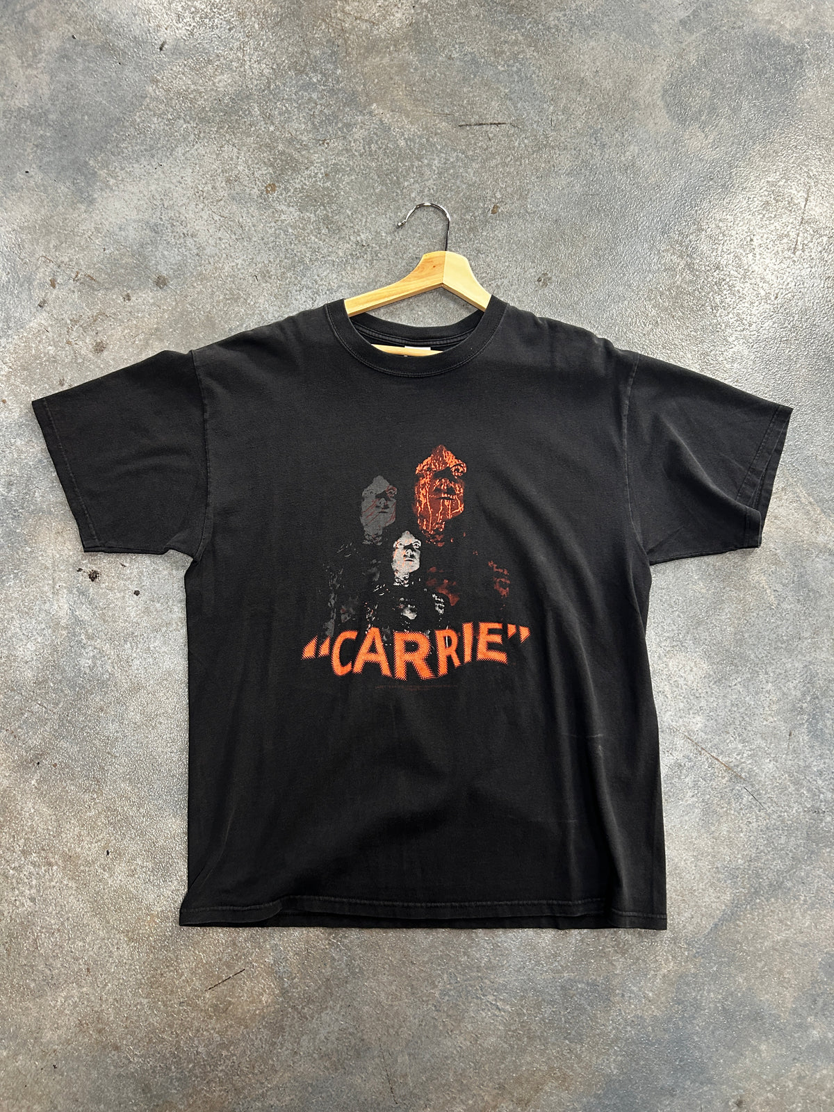 Vintage Carrie Movie Promo Black Tee