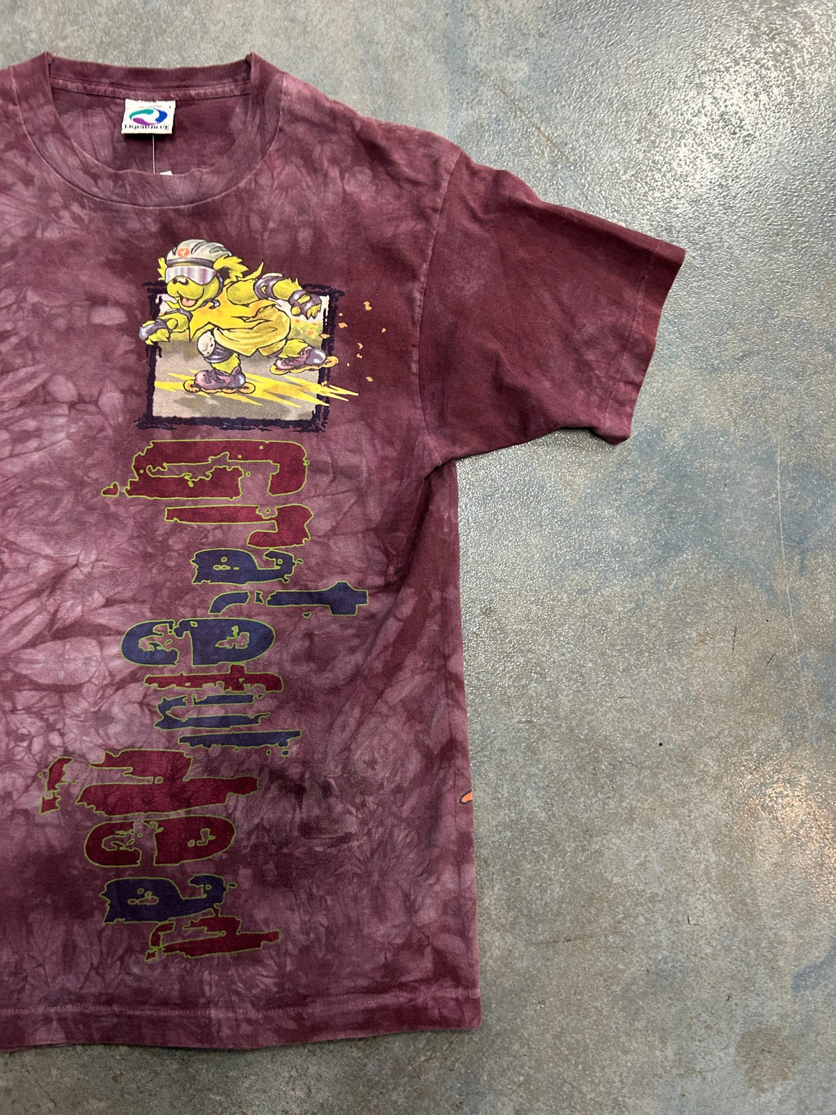 Vintage 1995 Grateful Dead Rollerblading Tie-Dye Tee