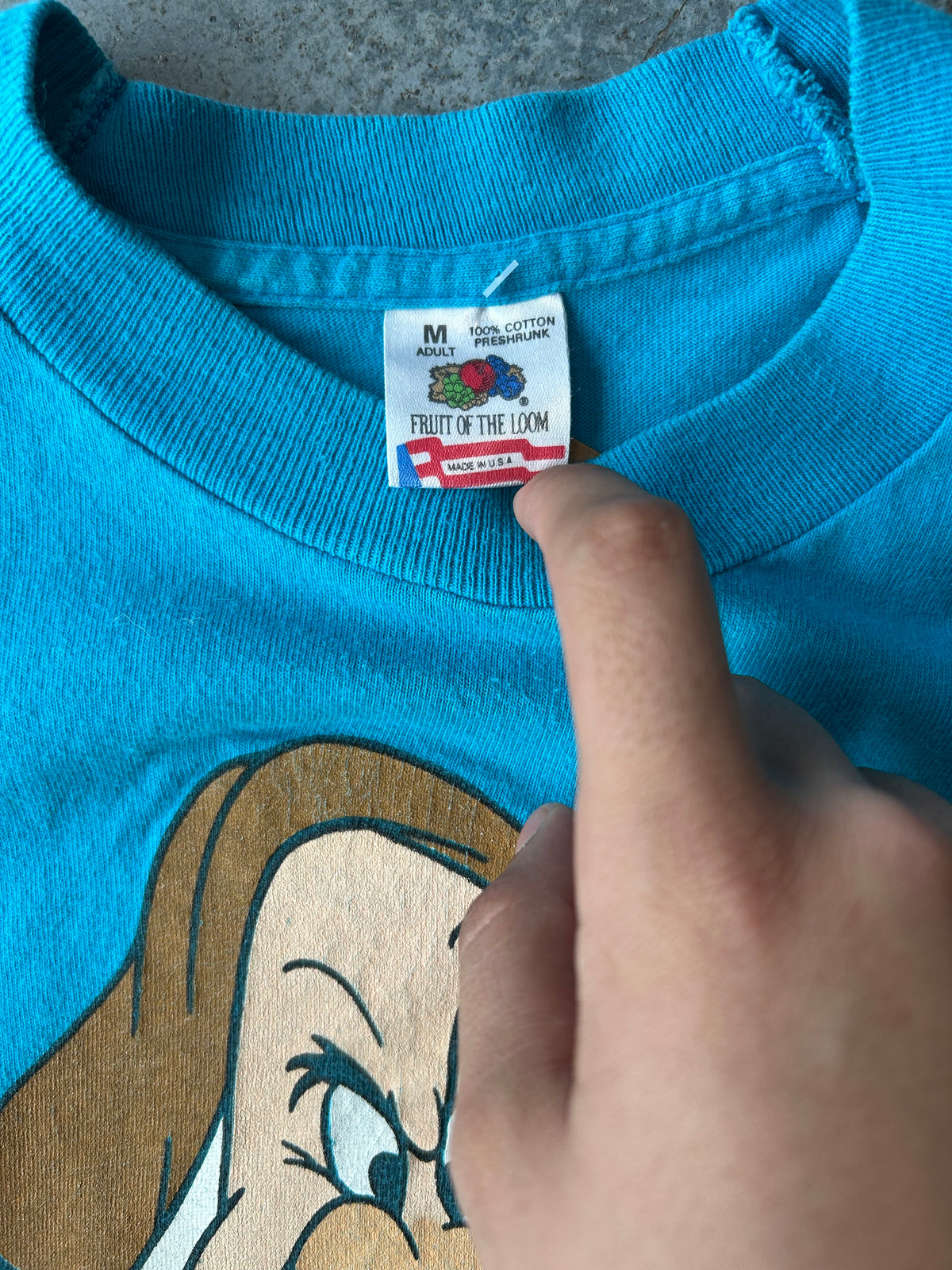 Disney Grumpy Blue Tee B59