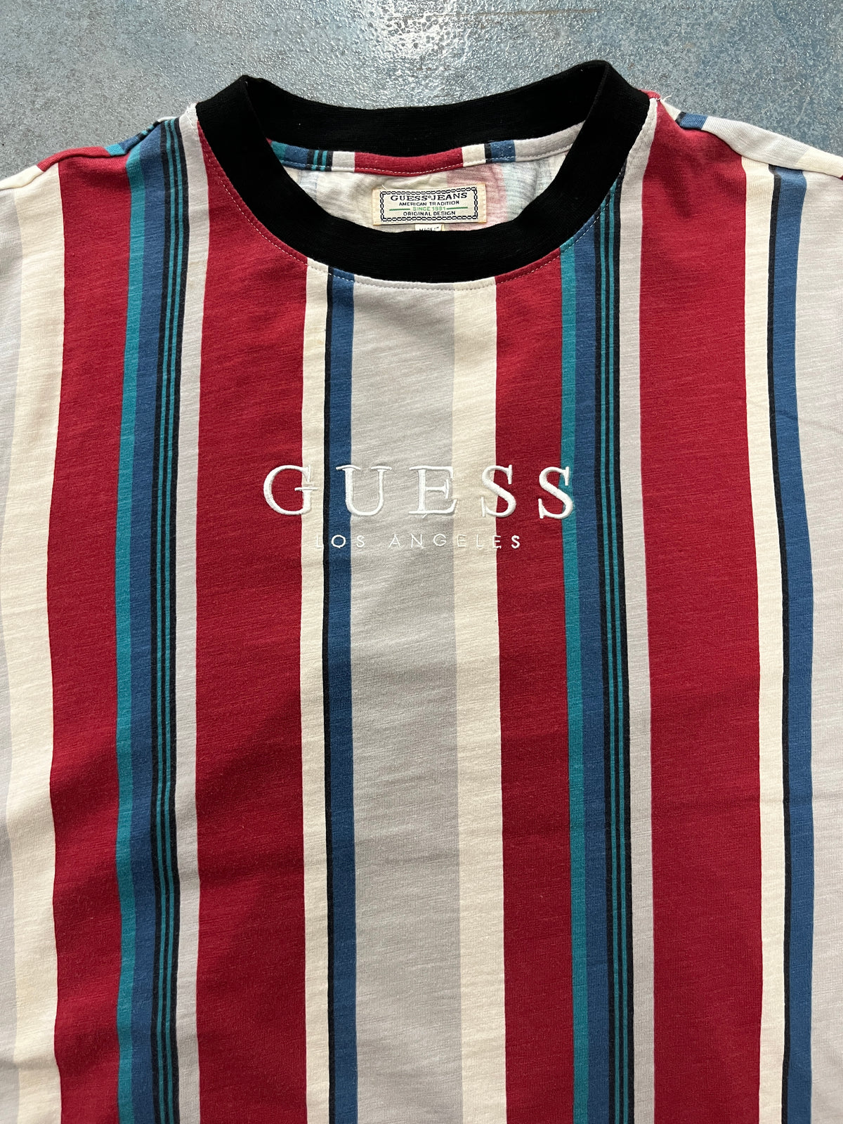 VTG 90's GUESS Jean Shirt Multi Color