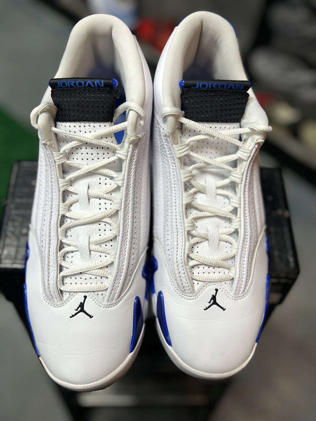 Jordan 14 Retro White Hyper Royal