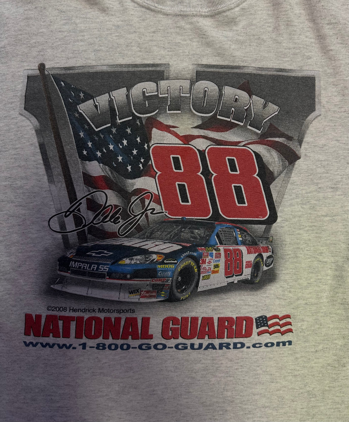 Vintage Dale Jr American Flag Tee