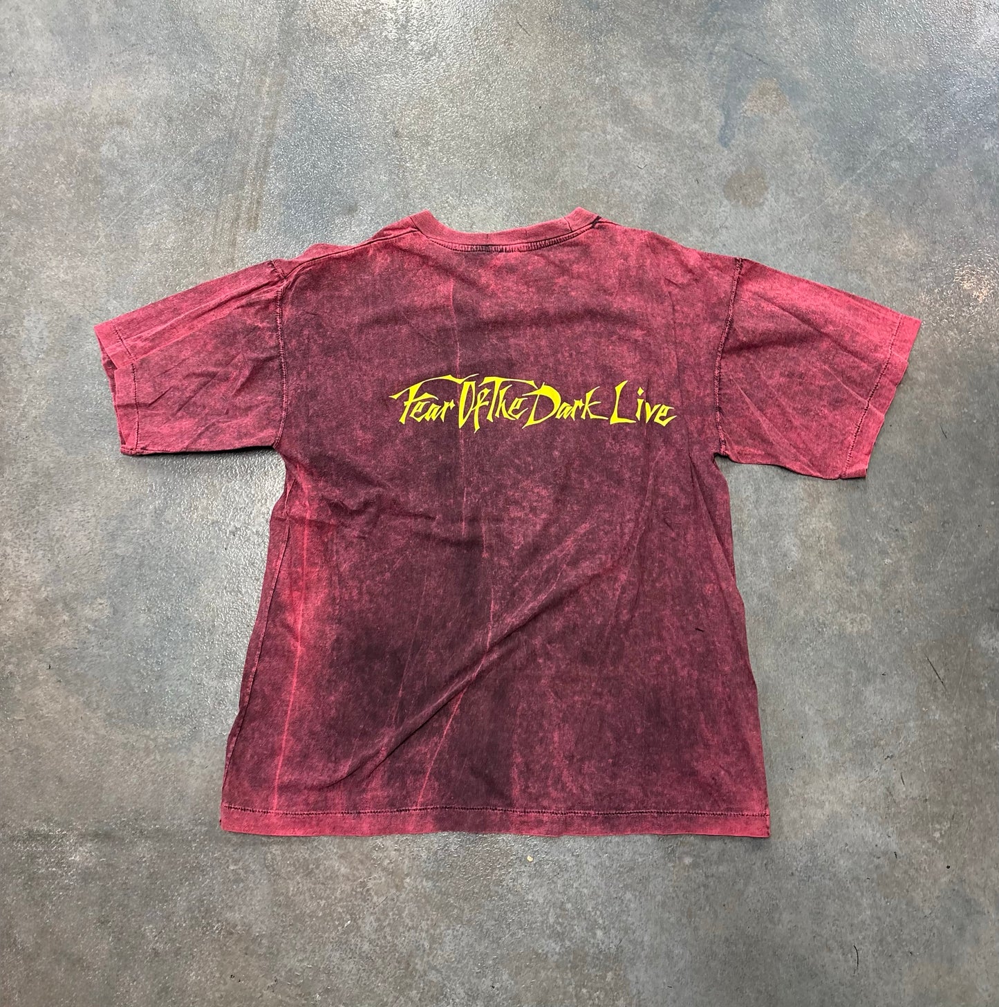 Iron Maiden Band Tee Red OTF