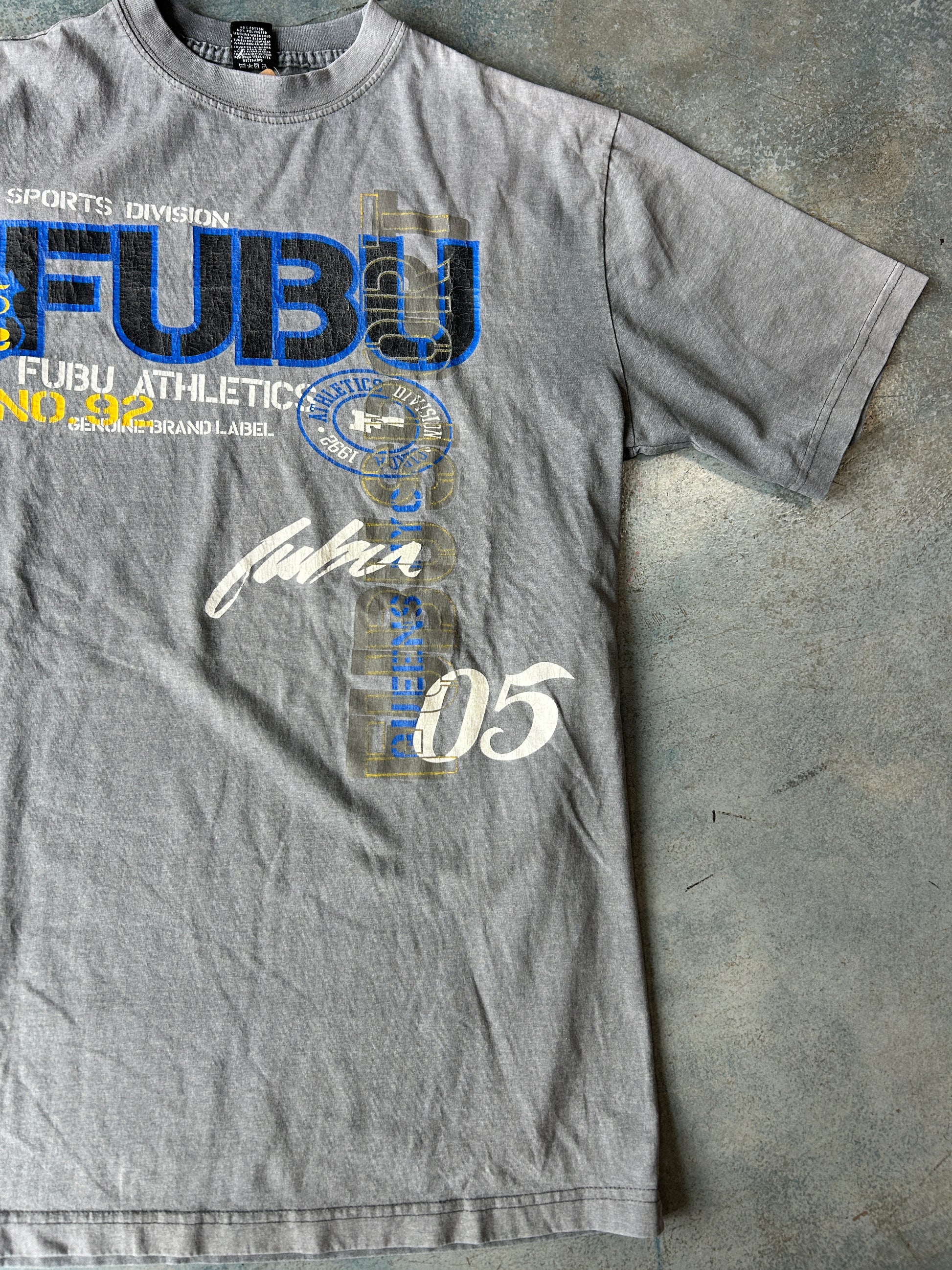 FUBU Athletics VTG Gray Tee OTF