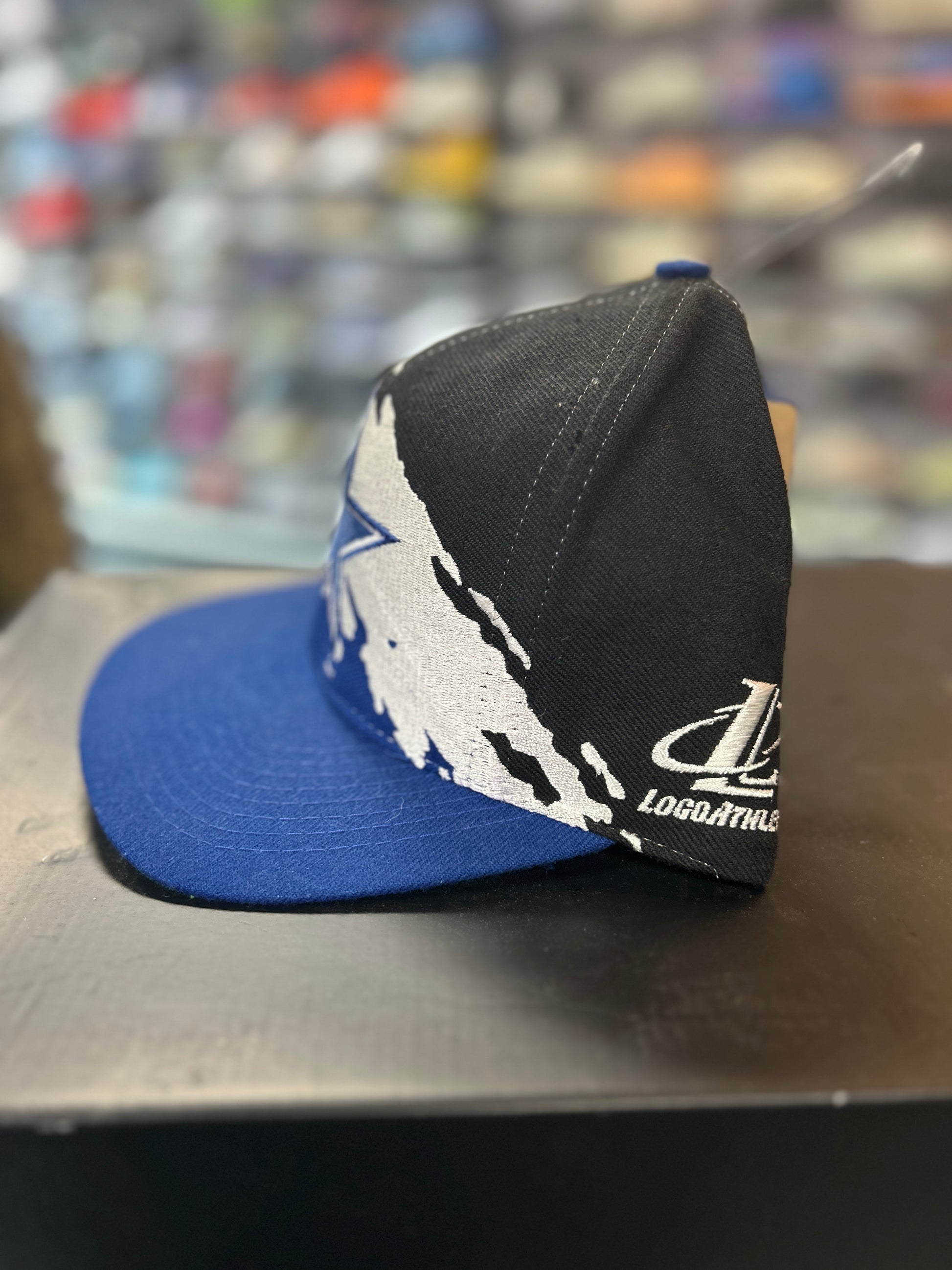 VTG DALLAS COWBOYS 90'S SPLASH BLACK SNAPBACK OTF
