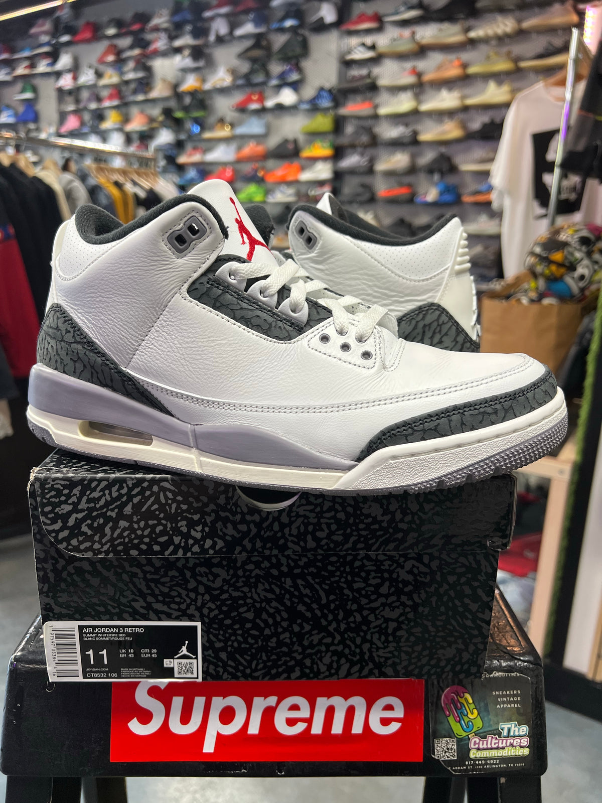 Jordan 3 Retro Cement Grey