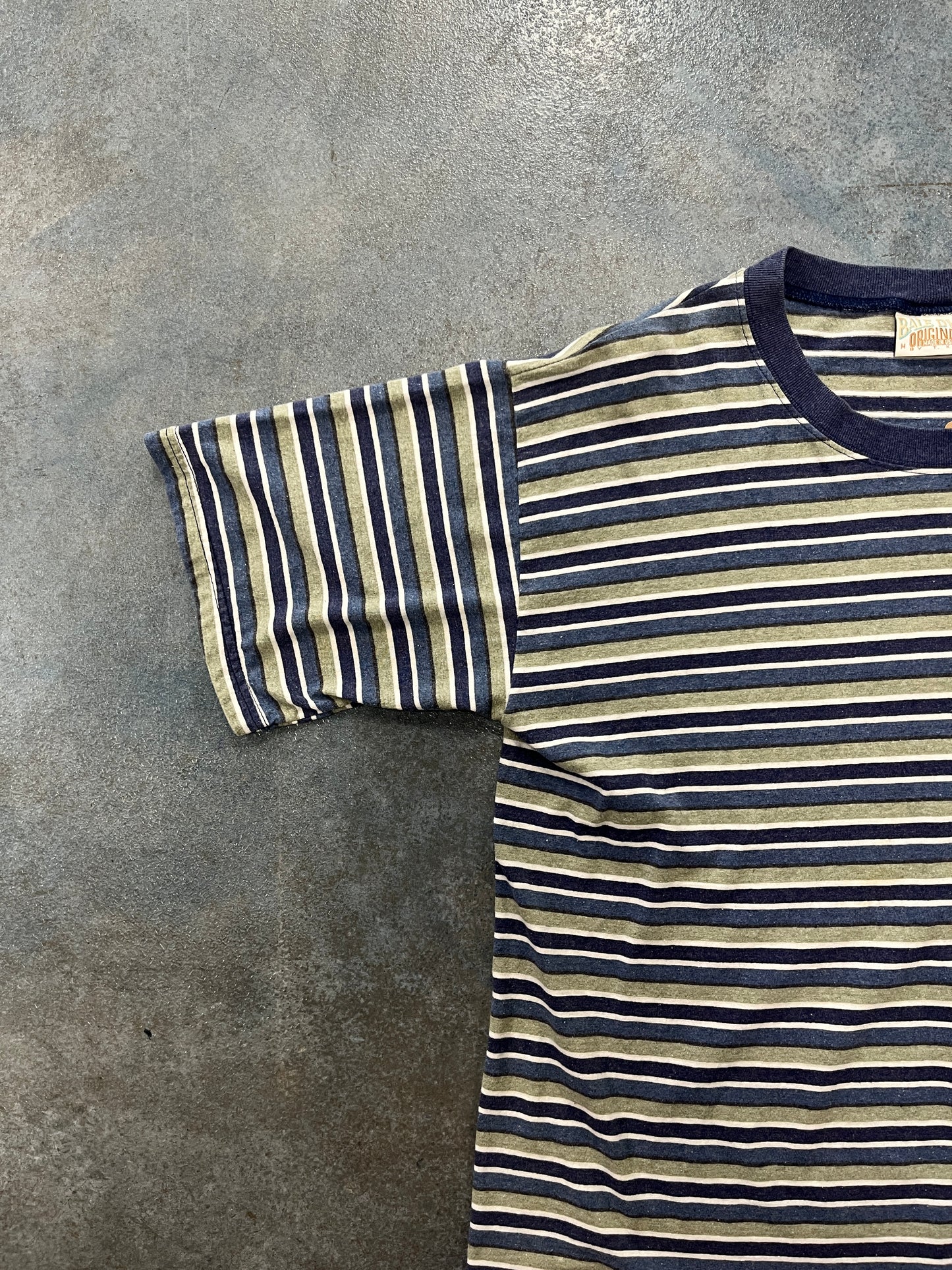 Bale Dyed Striped Tee OTF