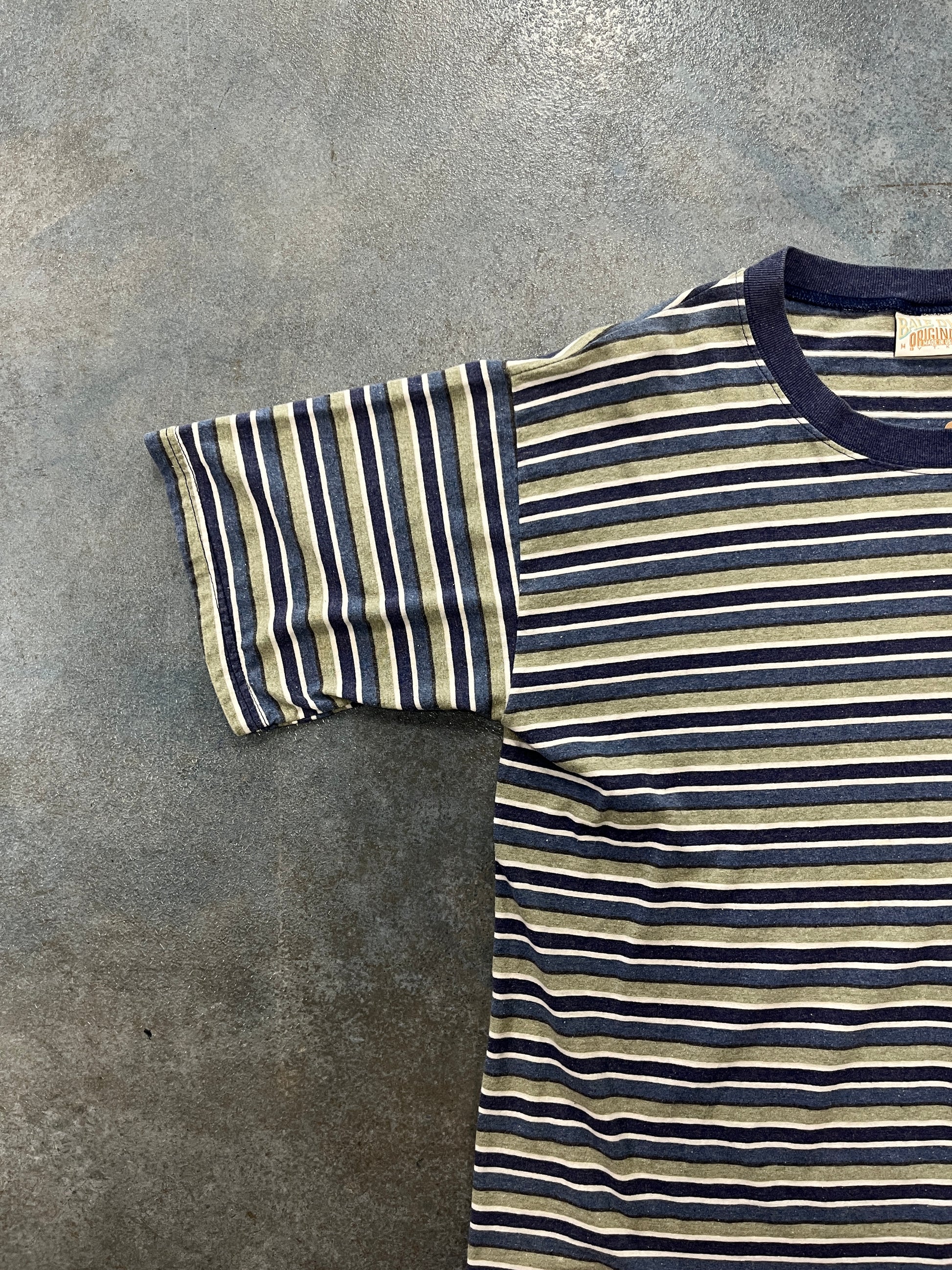 Bale Dyed Striped Tee OTF