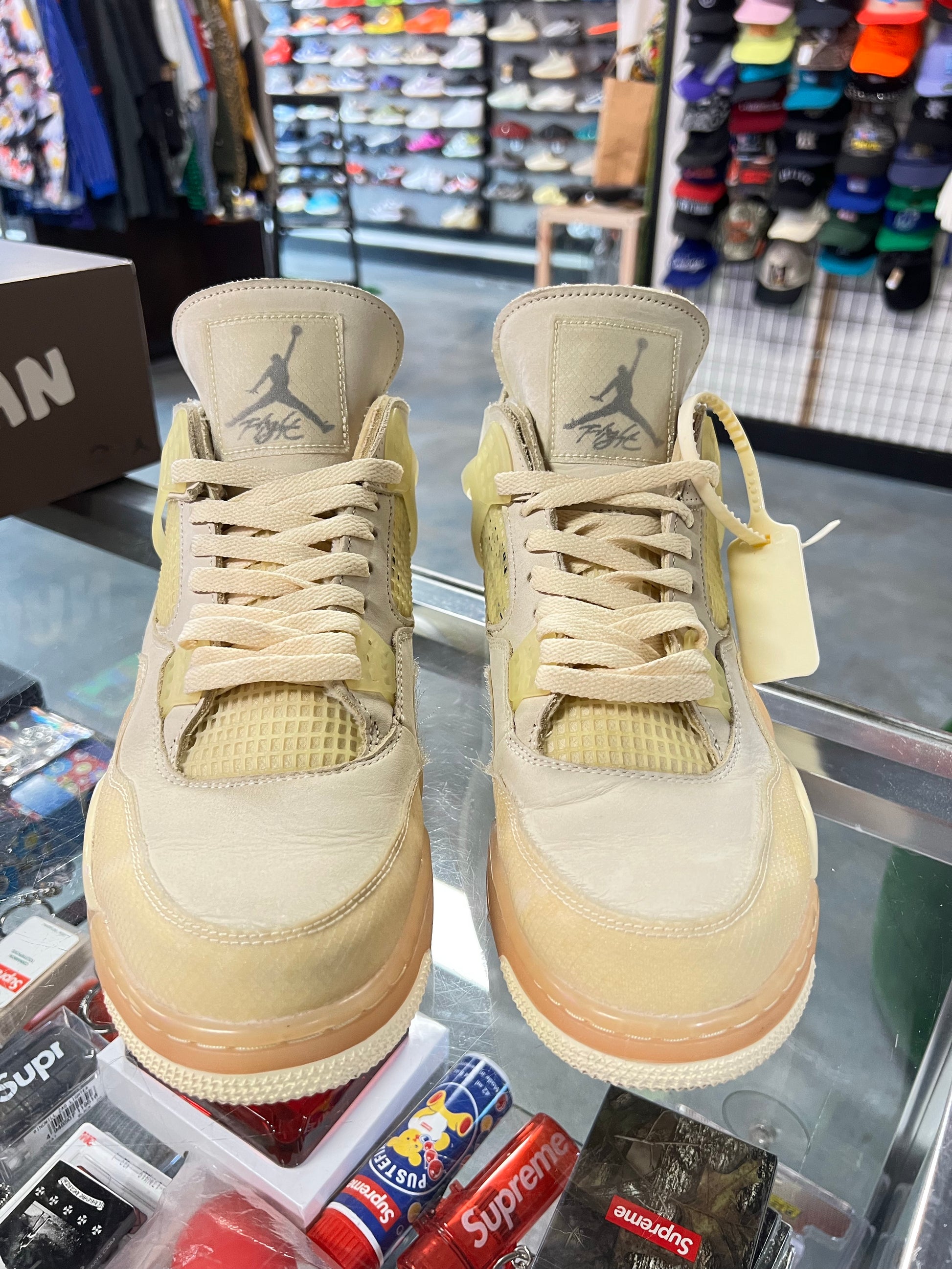 Jordan 4 Retro Off-White Sail (Women's)