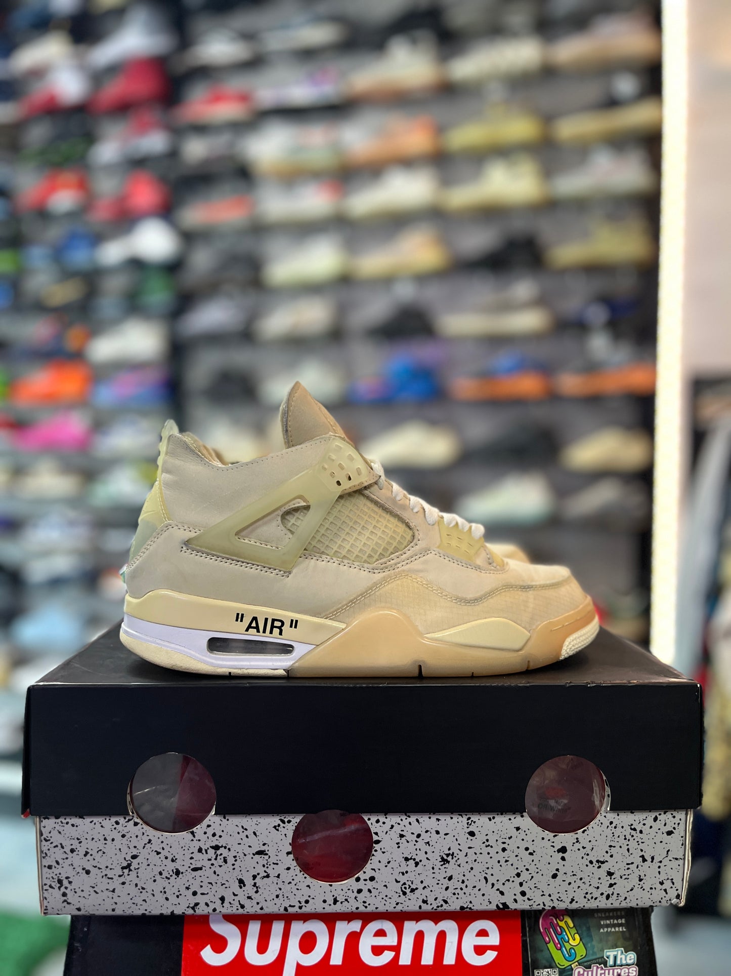 Jordan 4 Retro Off-White Sail (Women's) (YAC)