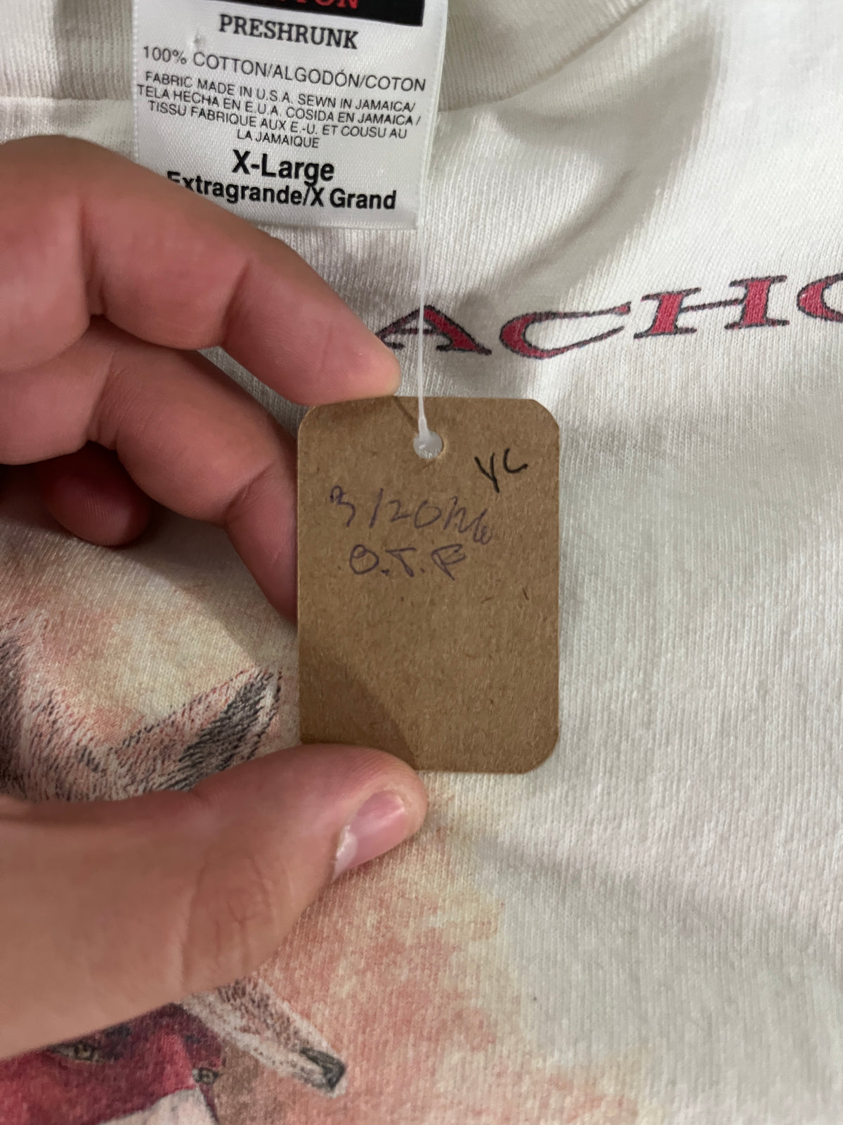 Vintage Earl J. Chaco Tulex White T-Shirt