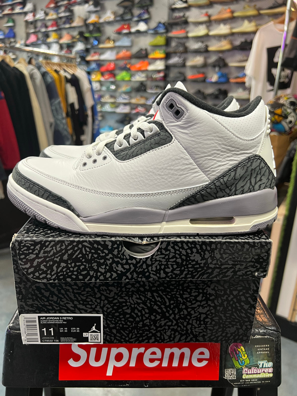 Jordan 3 Retro Cement Grey