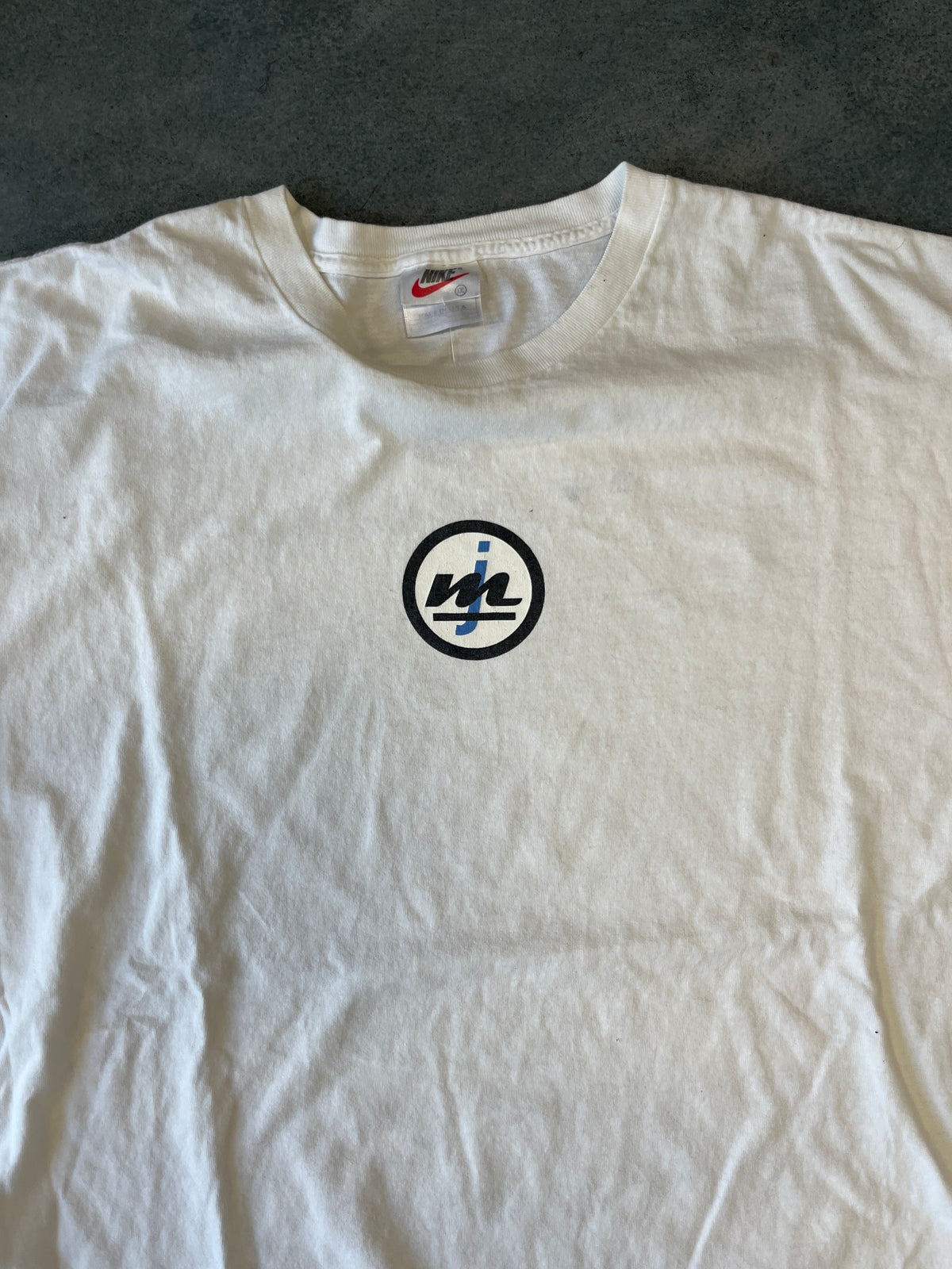 Nike MJ Nike White Tee (YC) B38