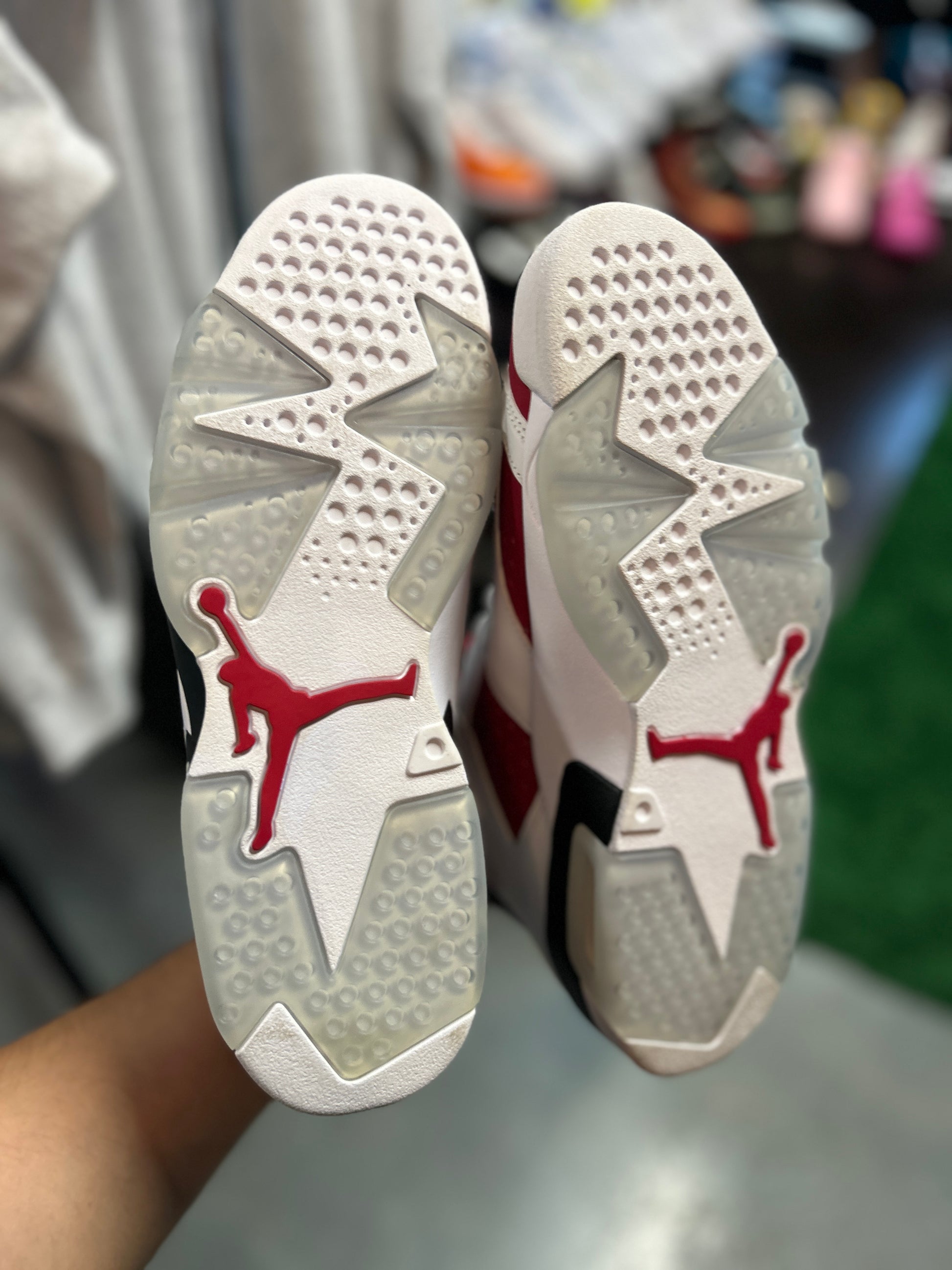 Jordan 6 Retro Carmine (2021) Tried On (