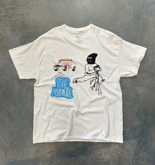 Travis Scott JACKBOYS Mask On T-shirt White
