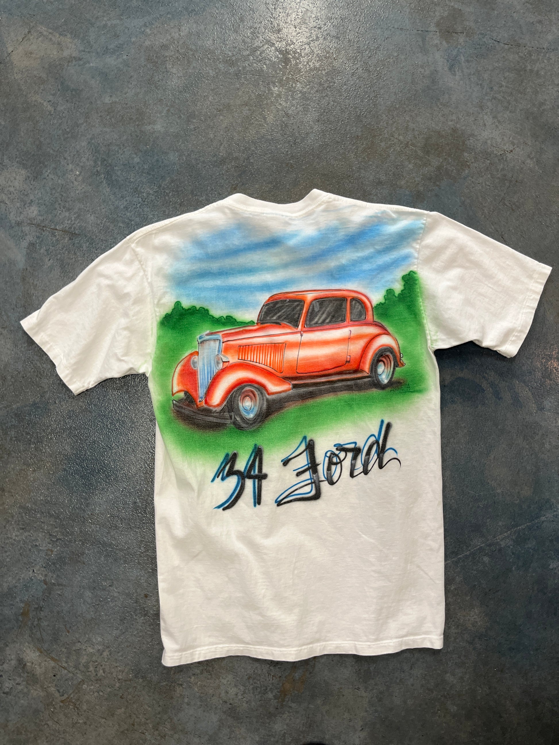 Vintage Jim Ciggarete On front pocket white T-Shirt OTF