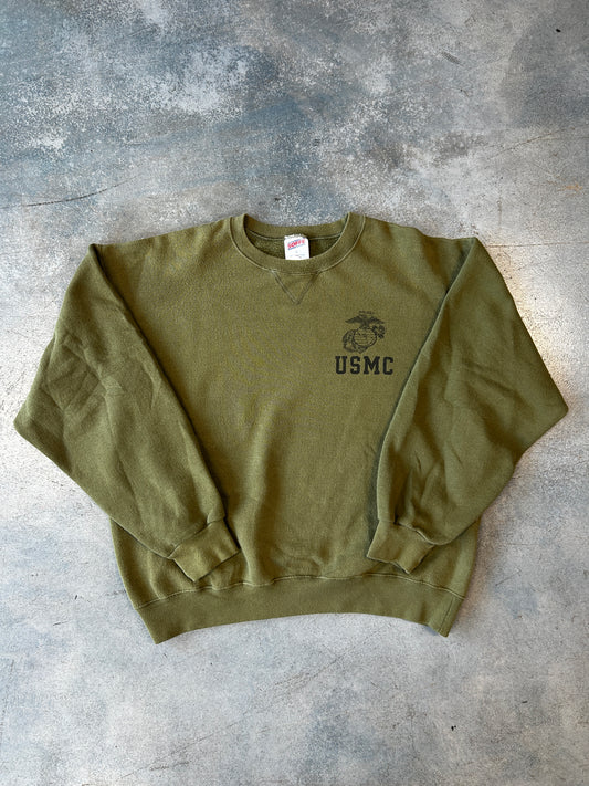 Vintage Soffe USMC Green Pullover