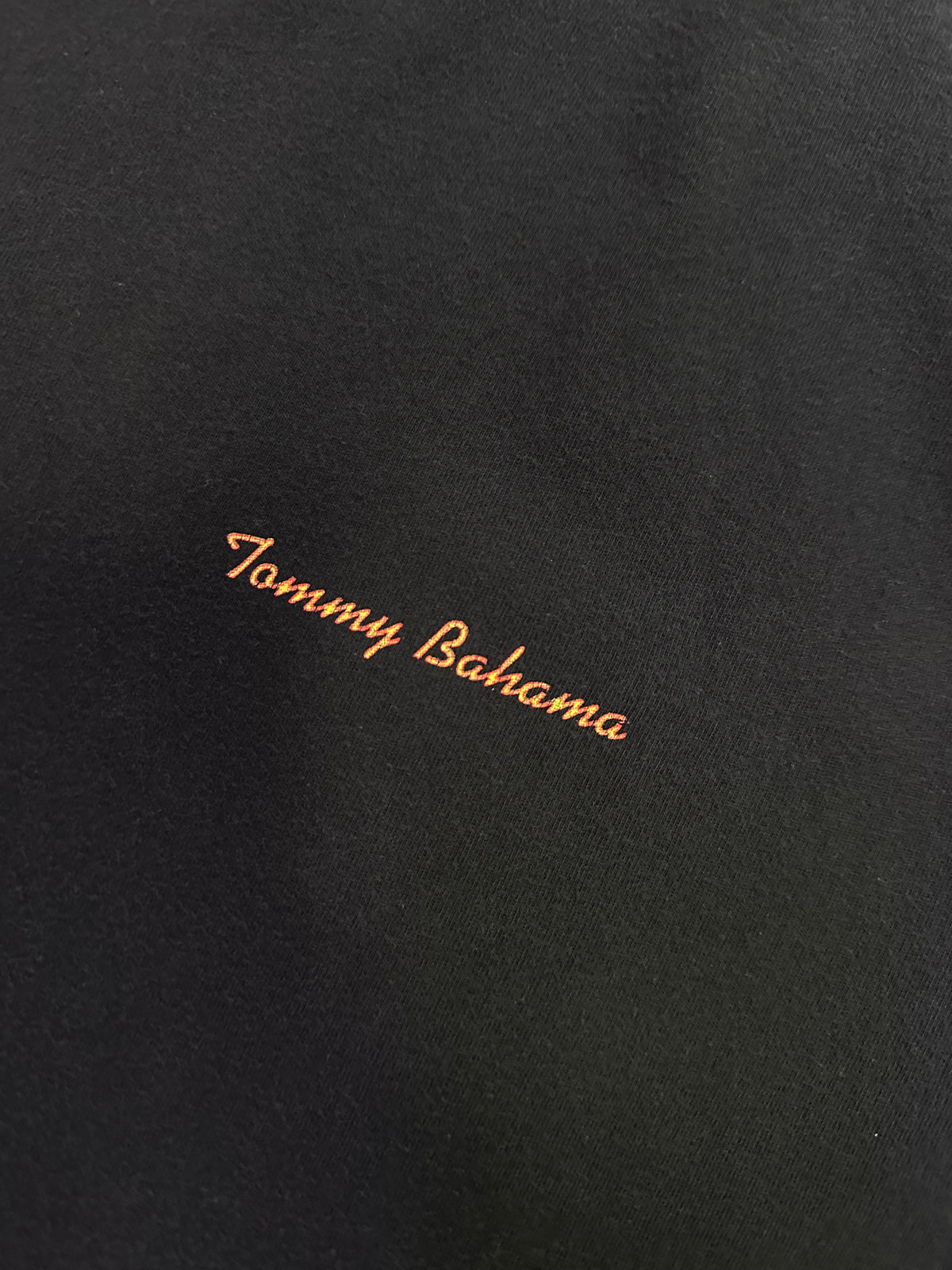 Vintage Tommy Bahama "ROLL WITH IT" Black Tee