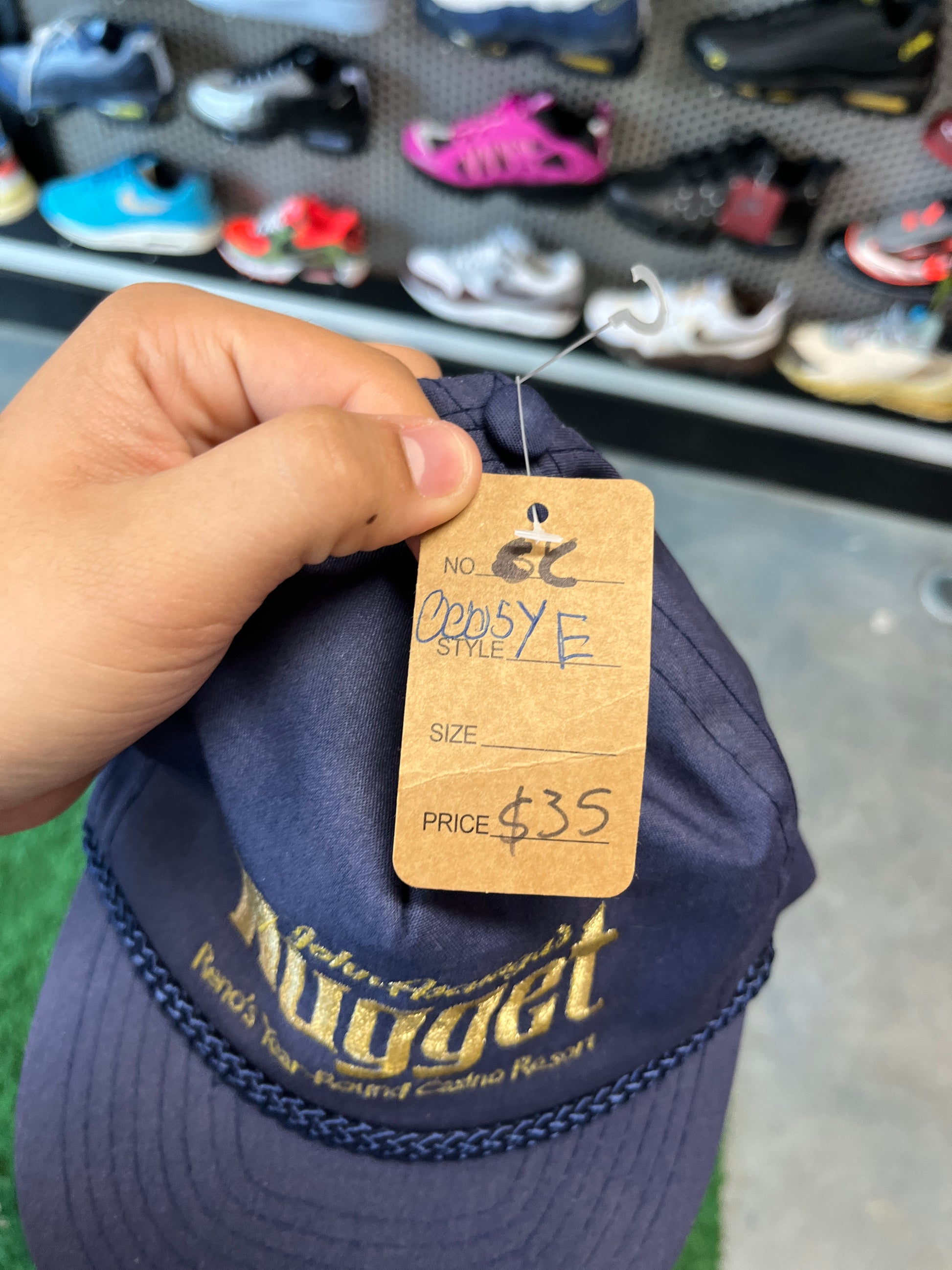 Navy John Asccuagas Nugget cap OTF