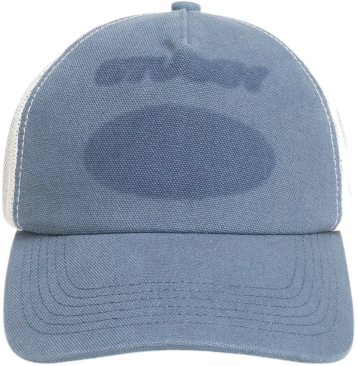 Stussy Ghost Logo Trucker Hat Blue