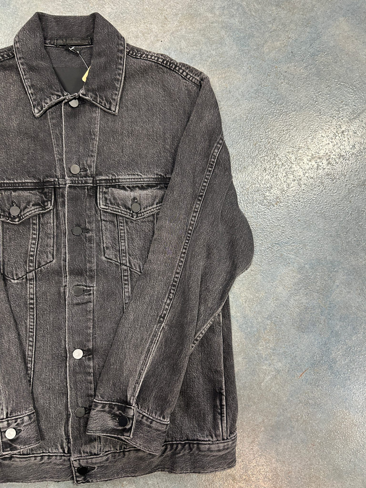 Vintage Alexander Wuang Black Jean Jacket