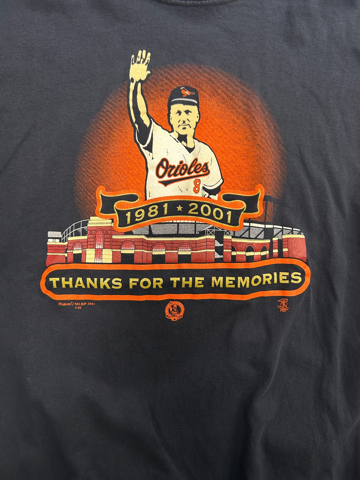 Vintage Thanks For The Memories 1981-2001 Black Tee