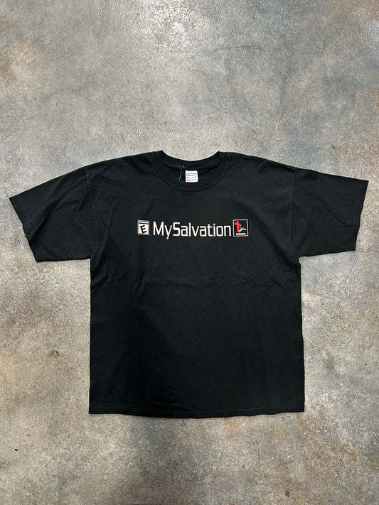 Vintage MySalvation Playstation Style Black Tee