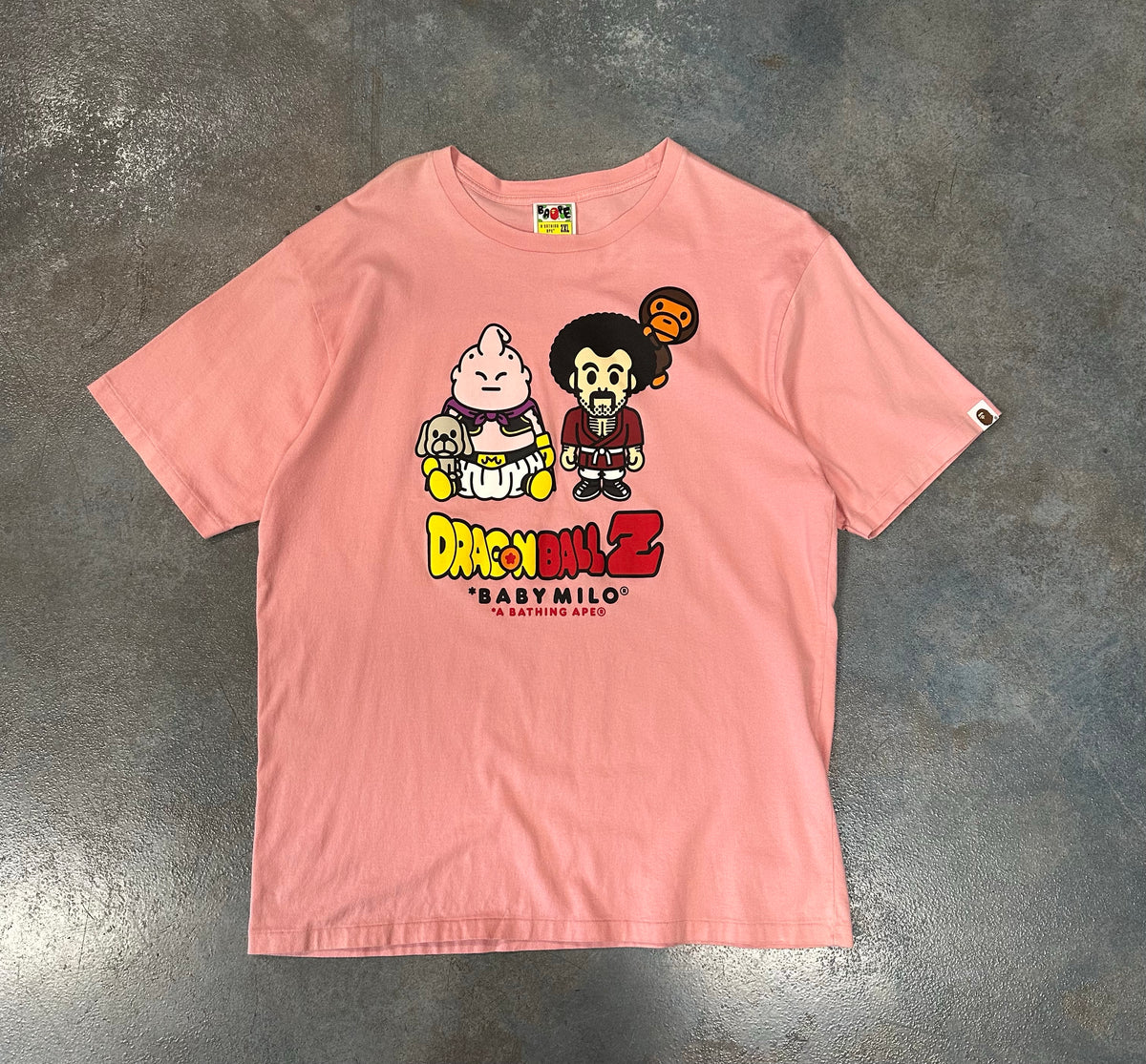 A bathing Ape Bape x Dragon Ball z Pink Tee