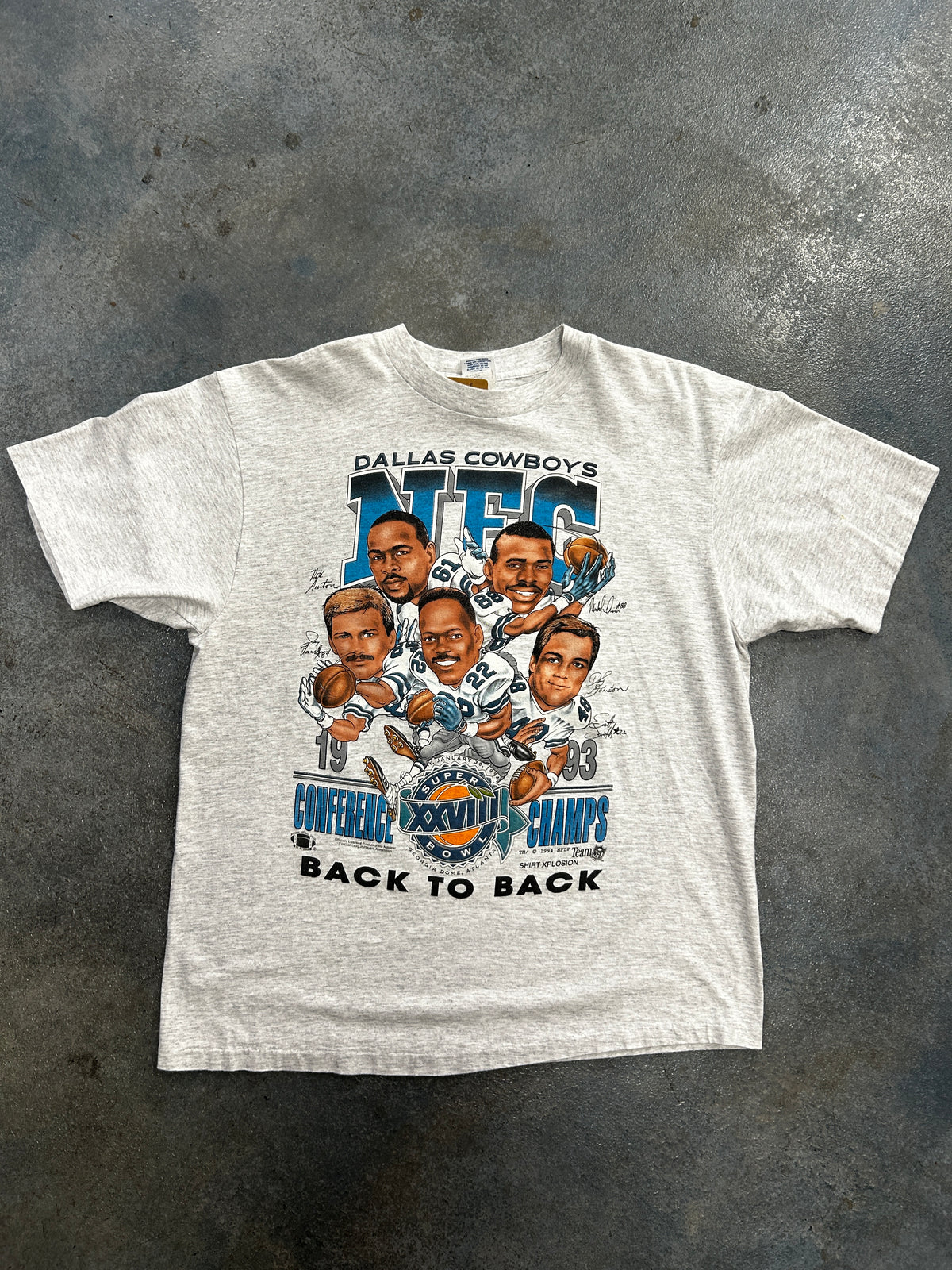 Vintage Dallas Cowboys Conference Champ 1994 Tee