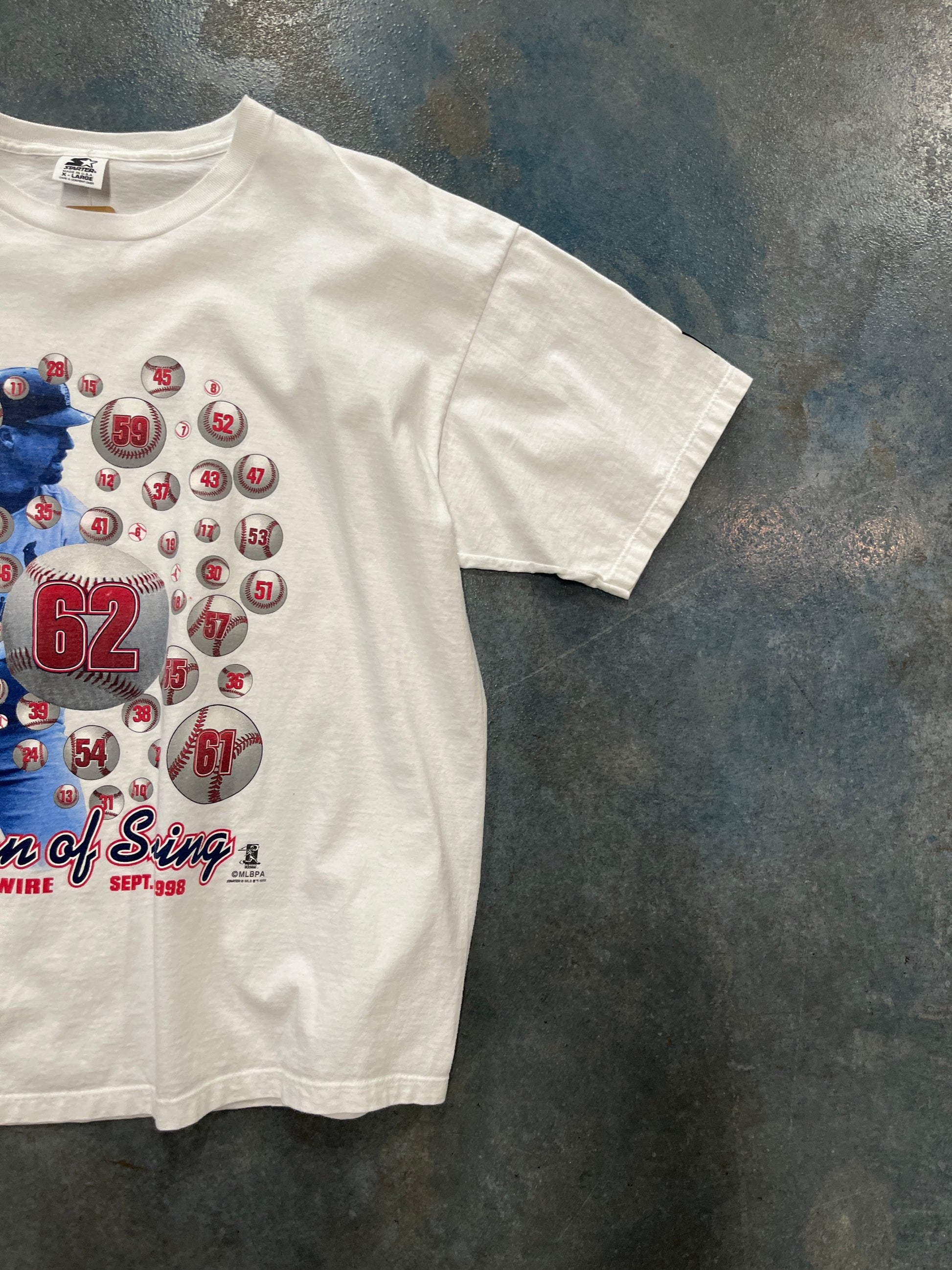 Vintage Starter Mark Mcgwire Sultan Of Swing Graphic T-Shirt OTF