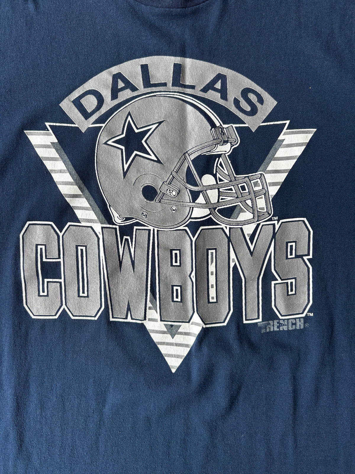 Vintage Dallas Cowboys Trench Navy Tee