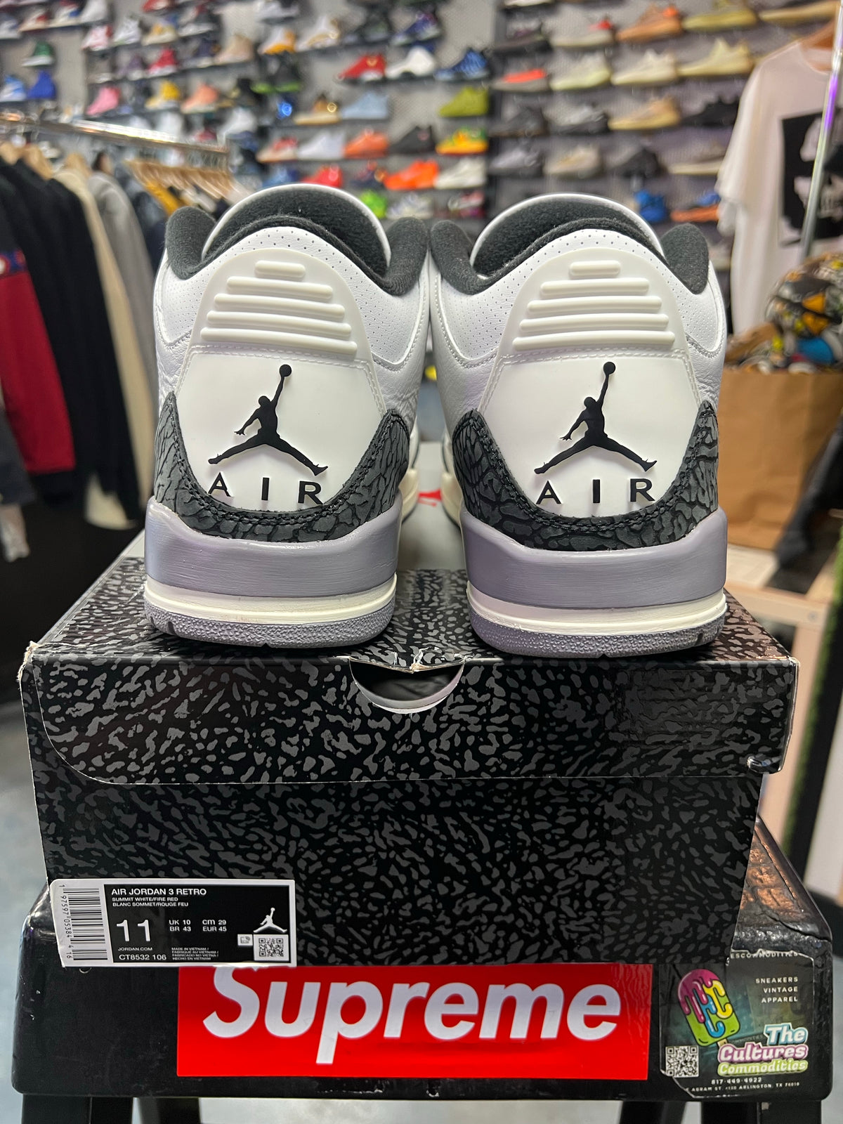 Jordan 3 Retro Cement Grey