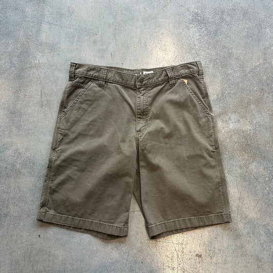 Carhartt Relaxed Fit Green Carpenter Jorts OTF 36W (RZ)