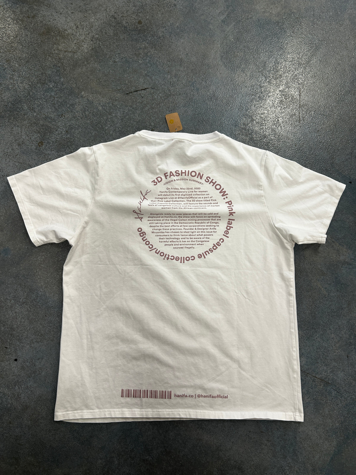 White Hanita purple embroide