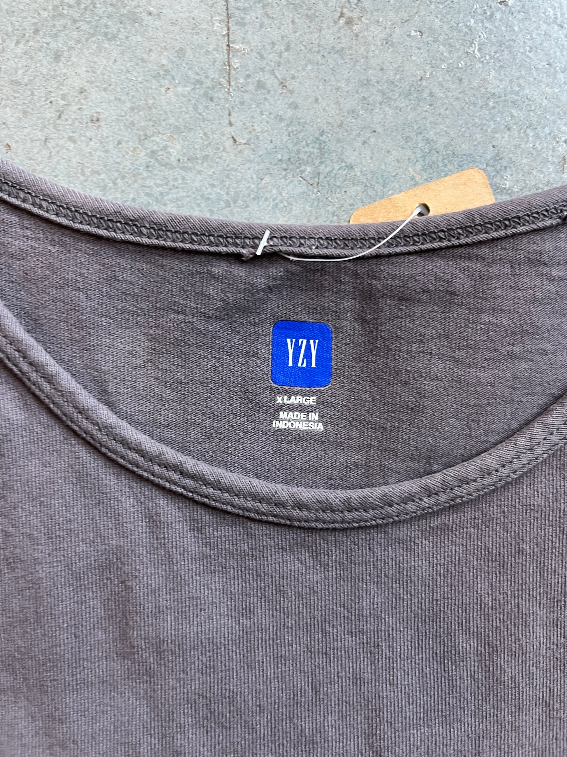 Gray YZY GAP Tank Top OTF