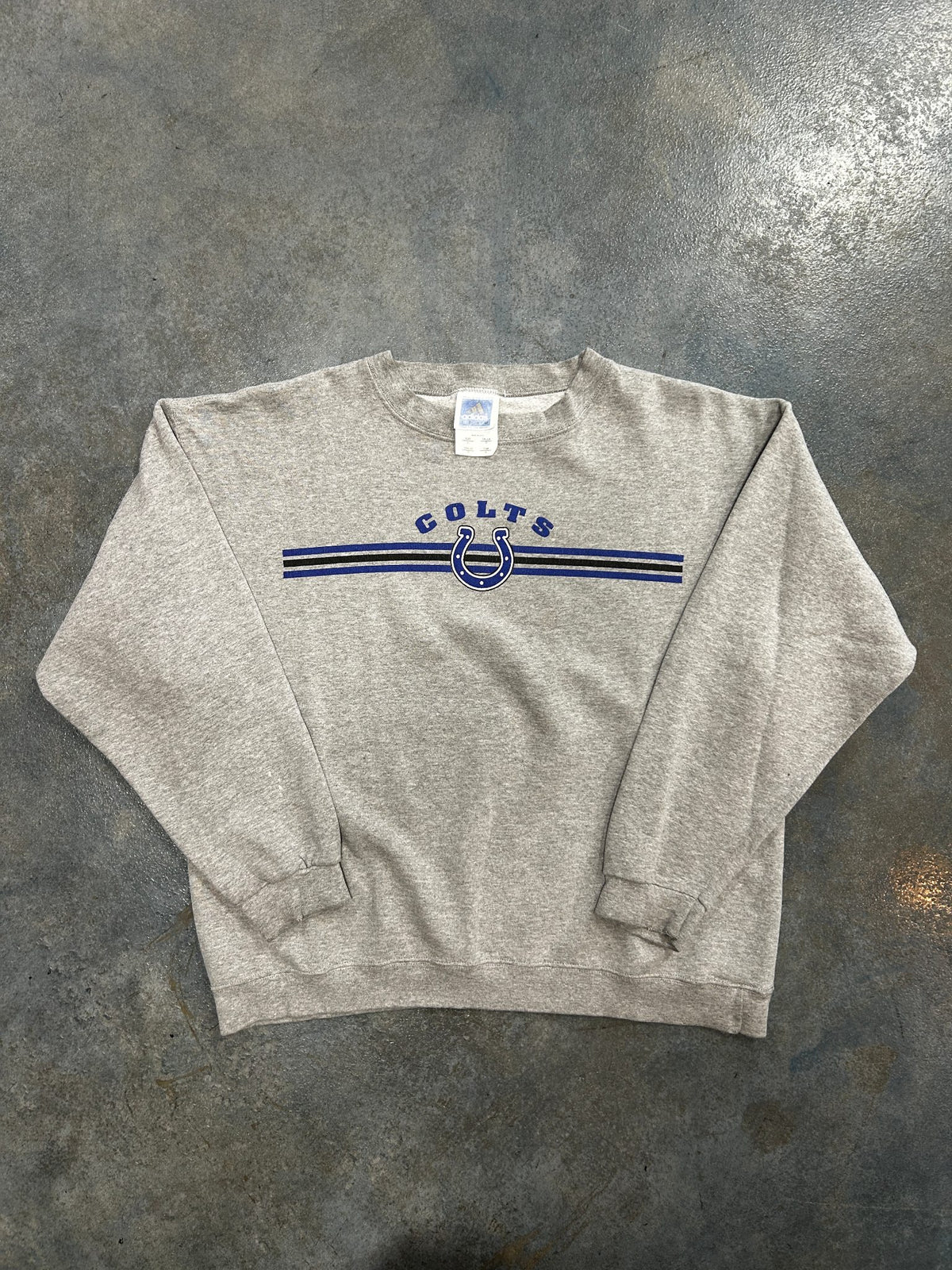 Vintage Adidas Colts Gray Pull Over